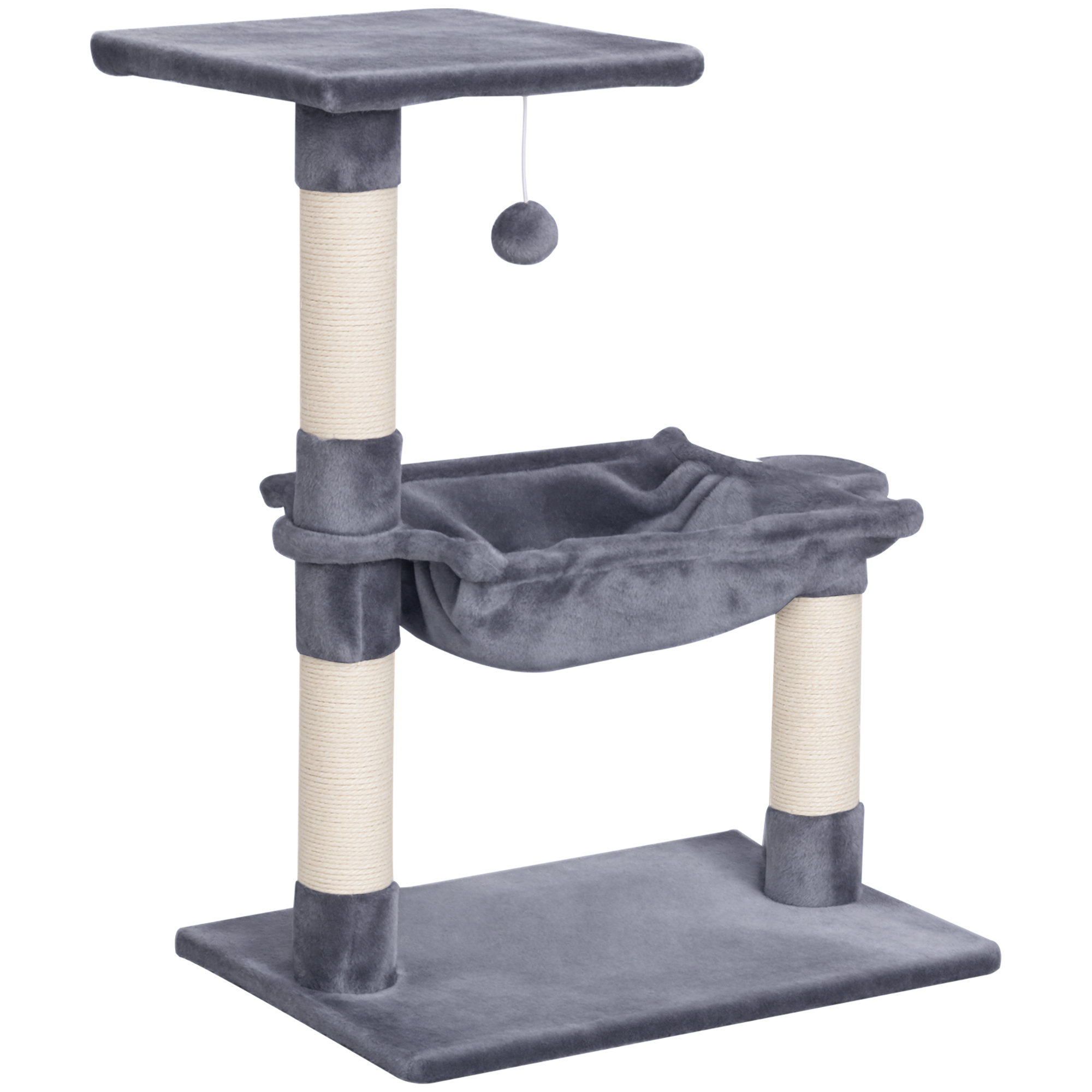 Cat Scratch Post With Bed Tree For Indoor Cats Sisal Scratching Posts Hammock — image 5