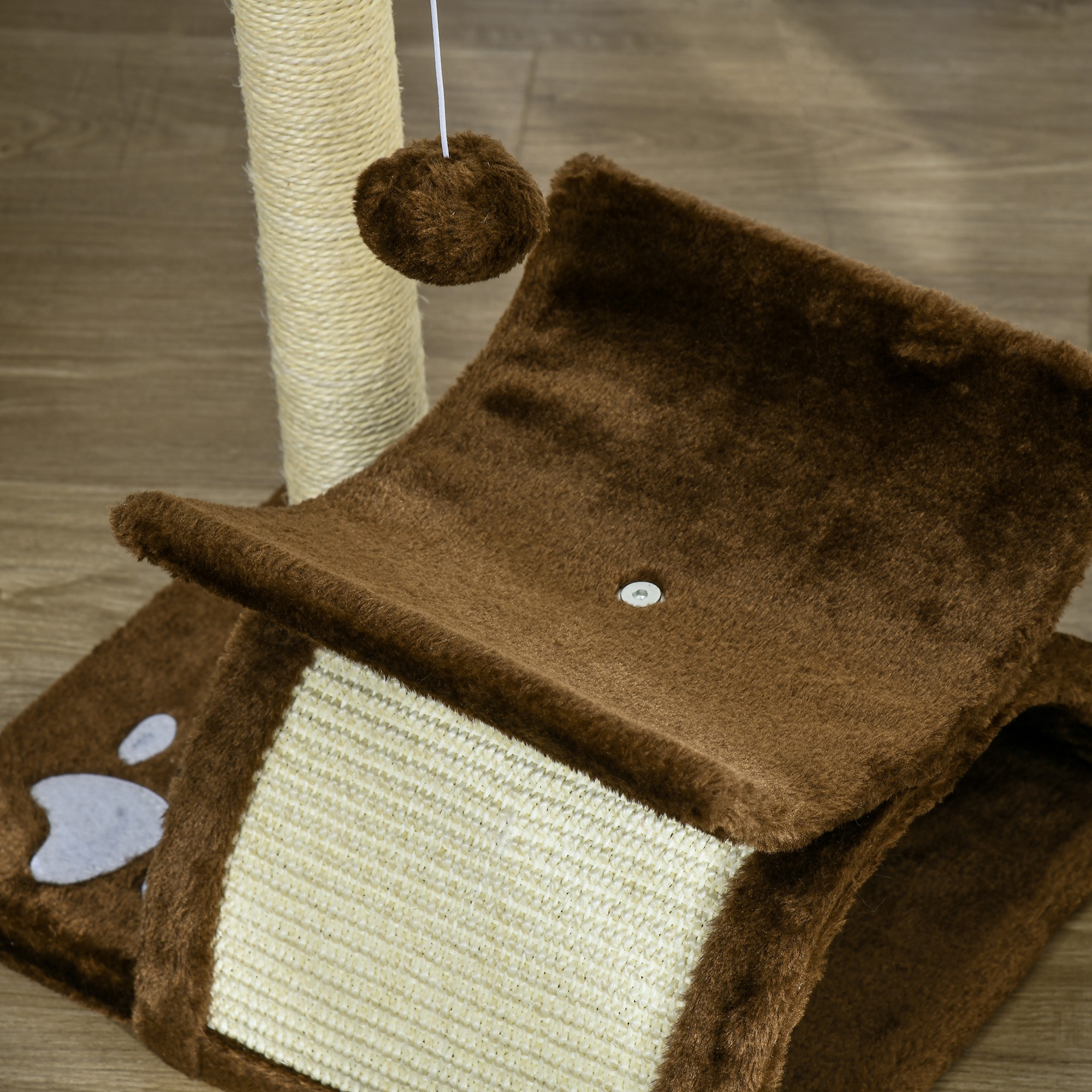Cat Tree,Cat Tower For Kittens With Rotatable Top Bar,Sisal Scratching — image 4