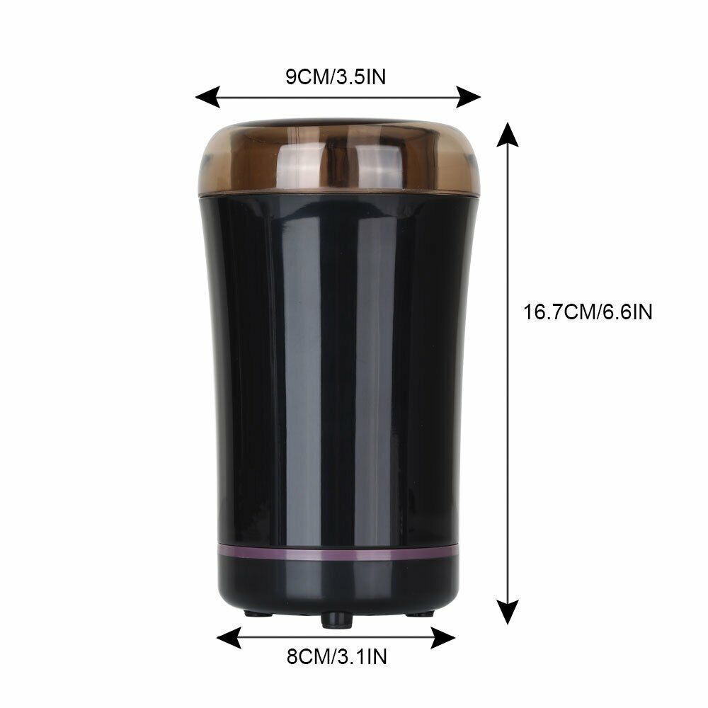Electric Coffee Grinder Grinding Milling Bean Nut Spice Matte Blade Blender UK