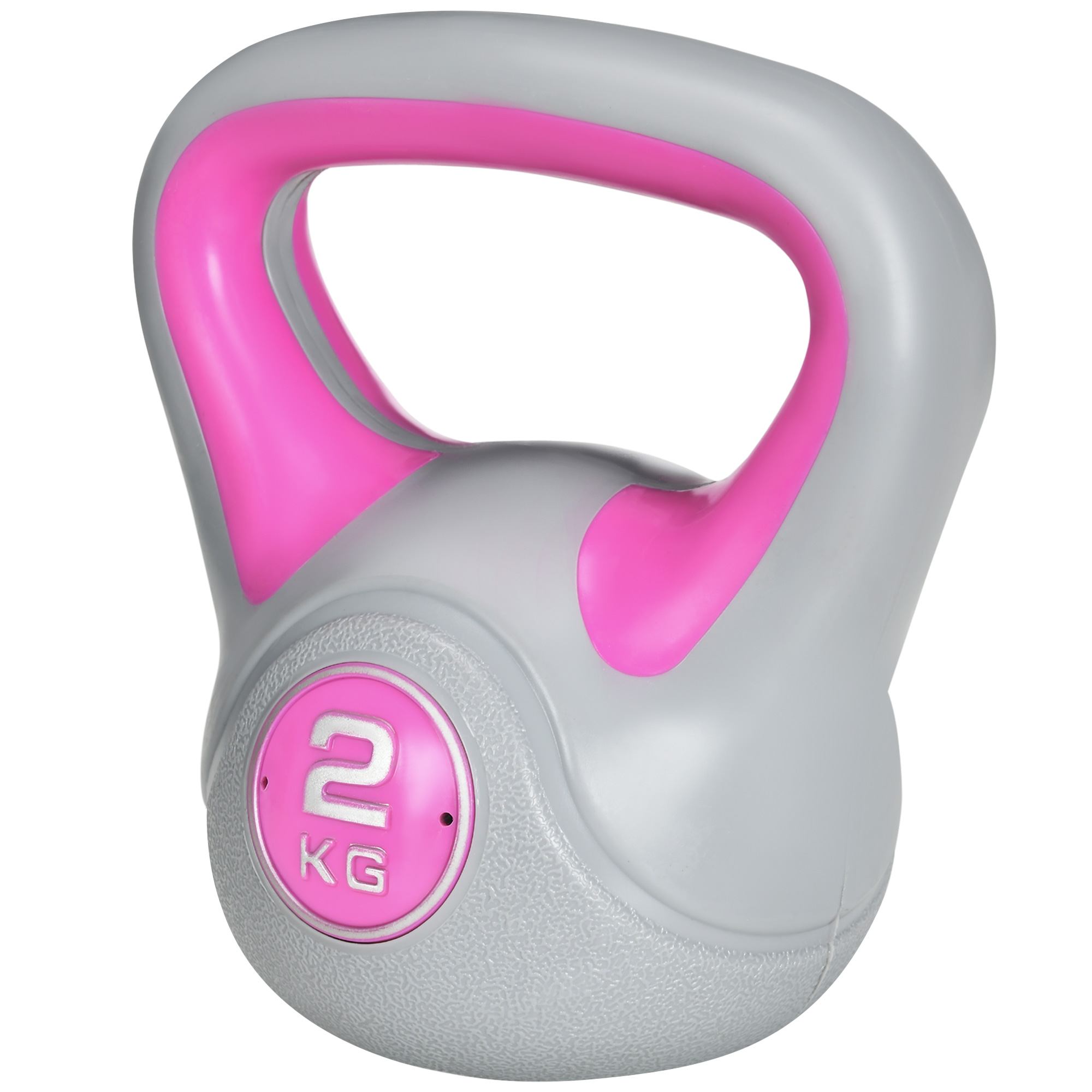 SPORTNOW Kettlebell,2kg Kettle Bells With Handle For Home Gym Weight Lifting — image 2