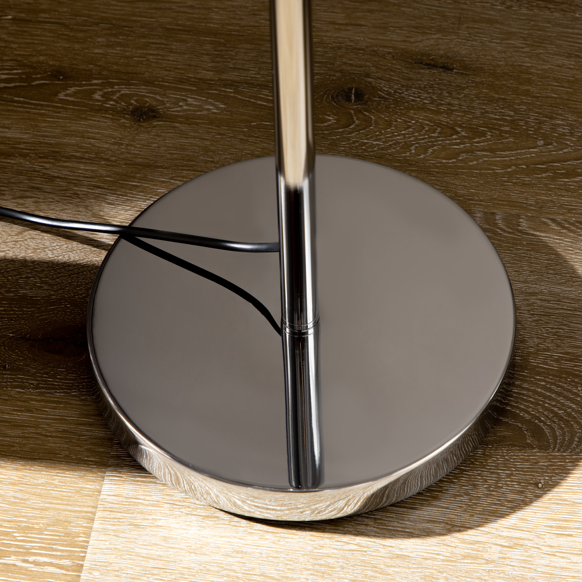 Aura of Decor Silver 5-Light Floor Lamp – Modern Standing Lamp – product detail 2