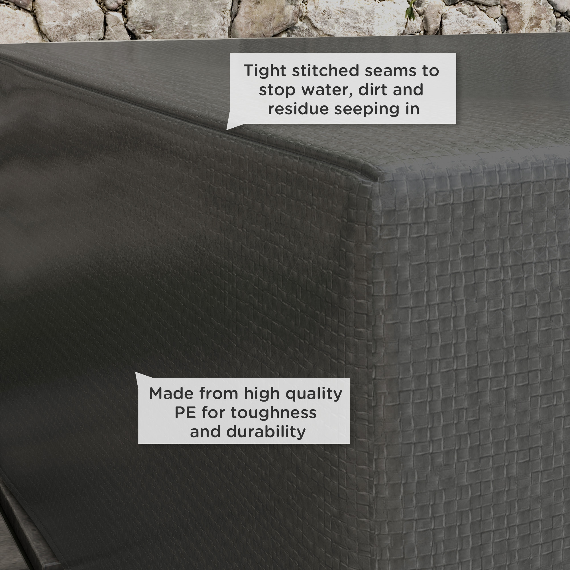 235 X 190 X 90 Cm Large Patio Set Covers,Outdoor Garden Furniture Protection — image 2
