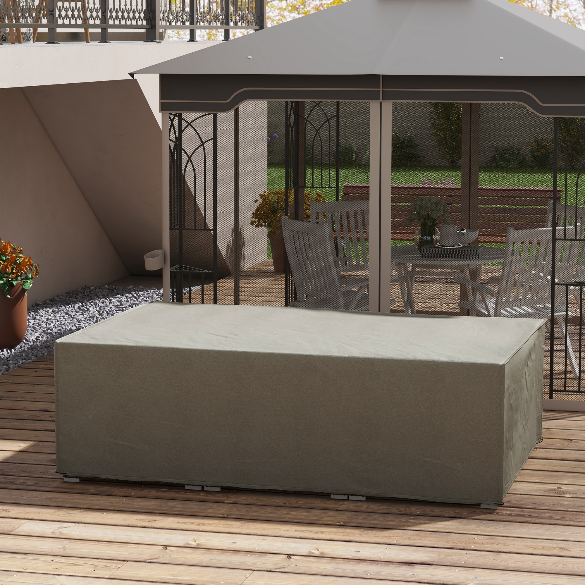 155 X 222cm Waterproof Furniture Cover-Grey