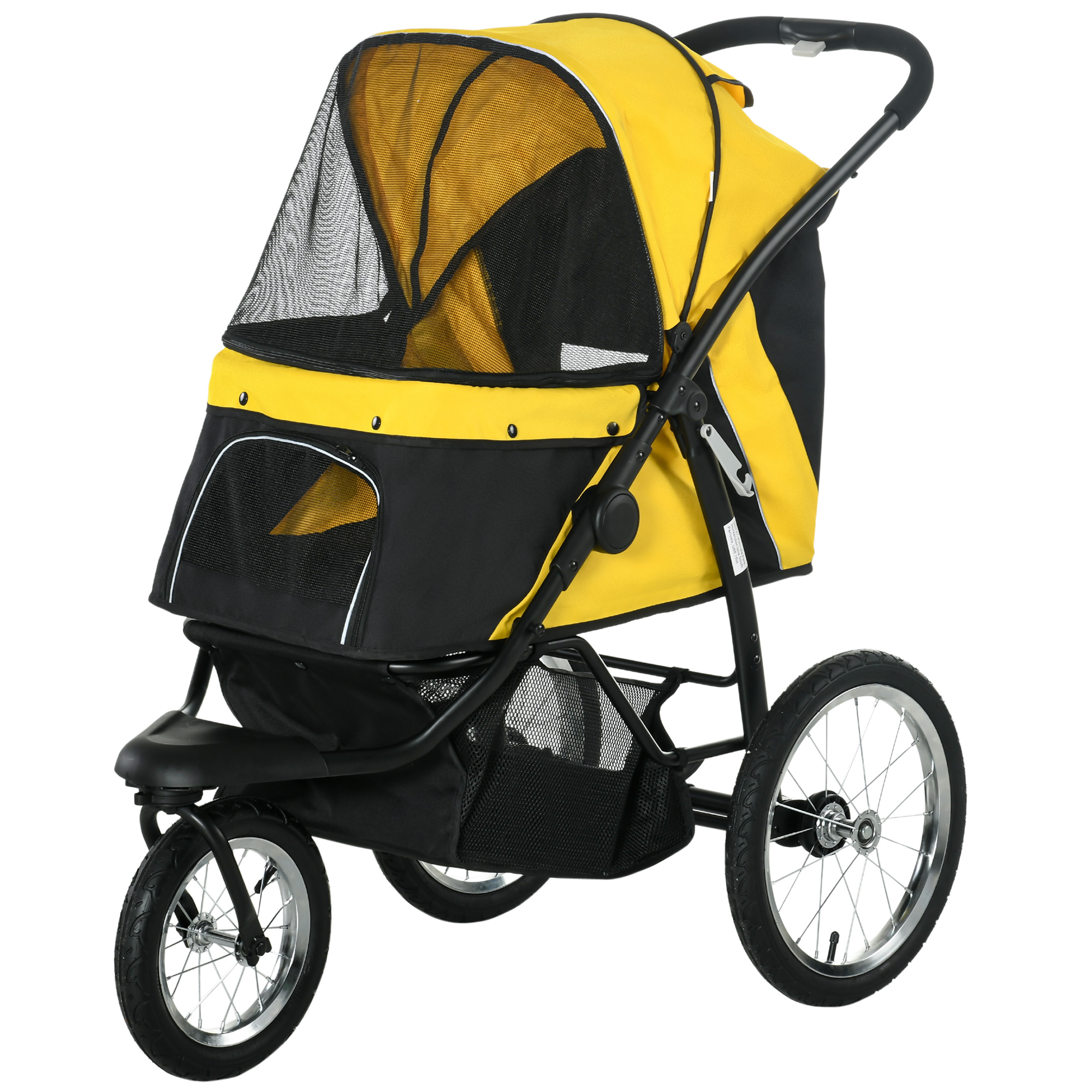 Foldable Pet Stroller-slow Sports Car, Three Wheel Design, With Sunshade — image 5