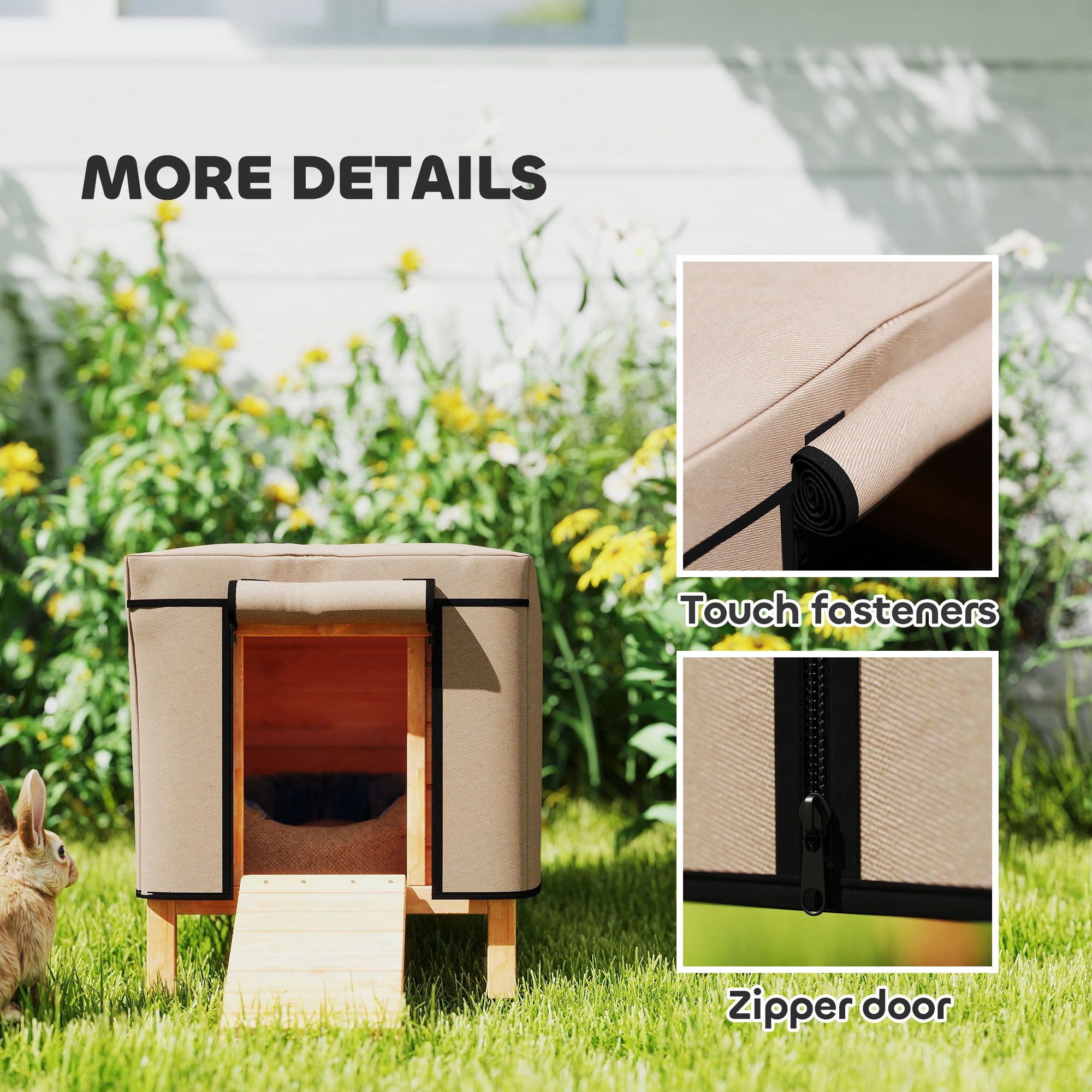 Water-Resistant Rabbit Hutch Cover For X-D2-0047 And Similar Models,43 X 52 X — image 2