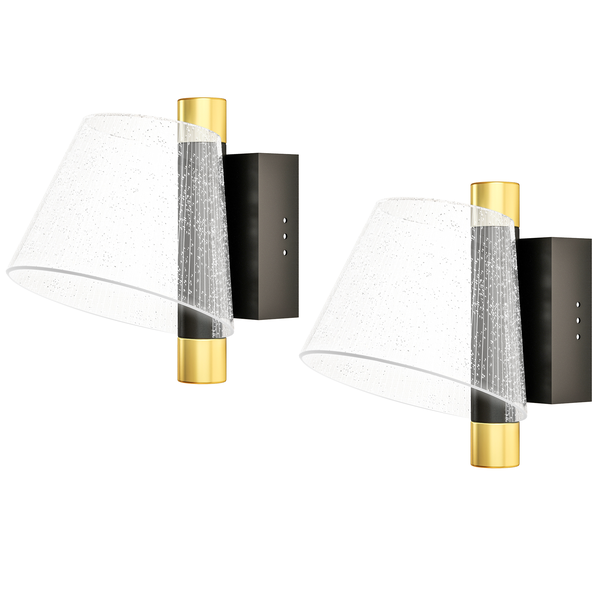 Led Wall Lamp 2 Pack,5W Modern Indoor Starry Wall