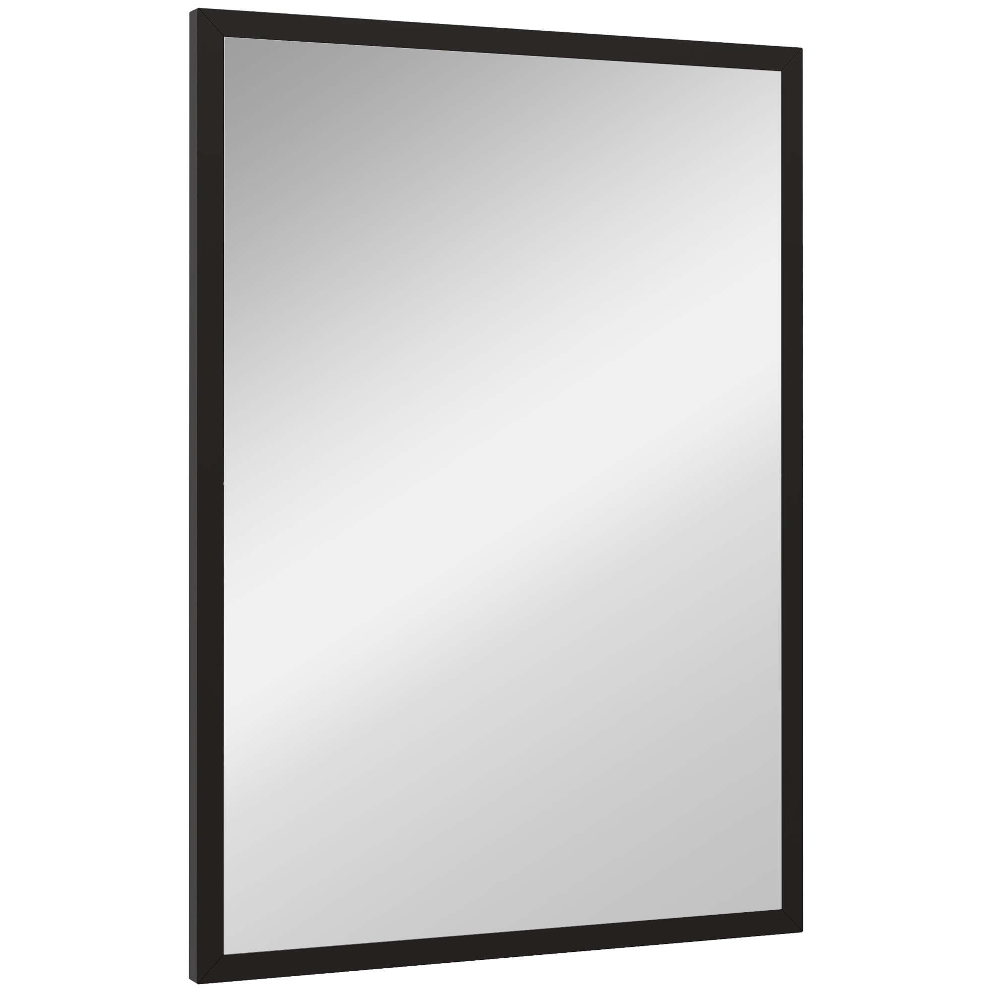 Wall-Mounted Rectangular Mirror