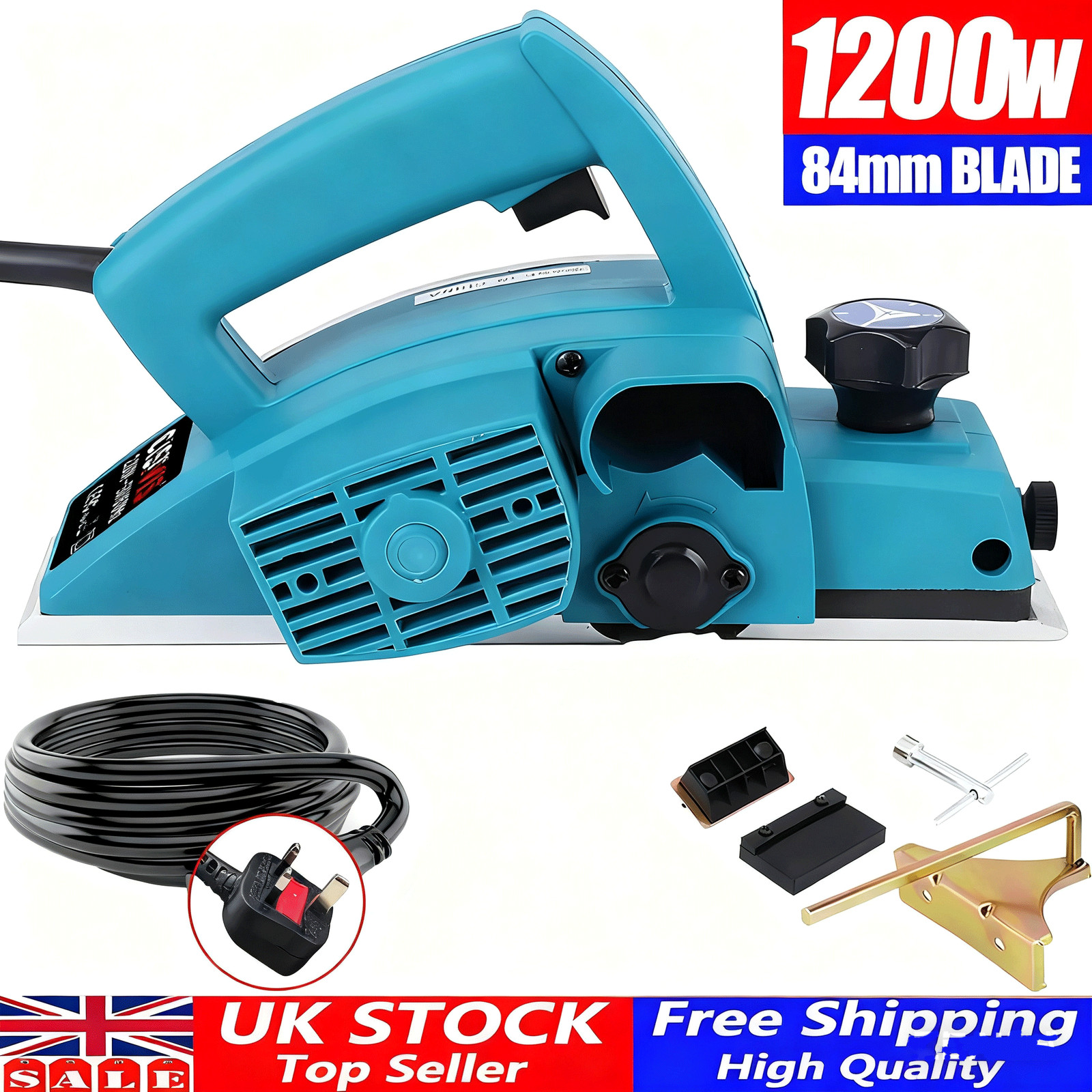 1200w electric wood planer corded wood plane handheld