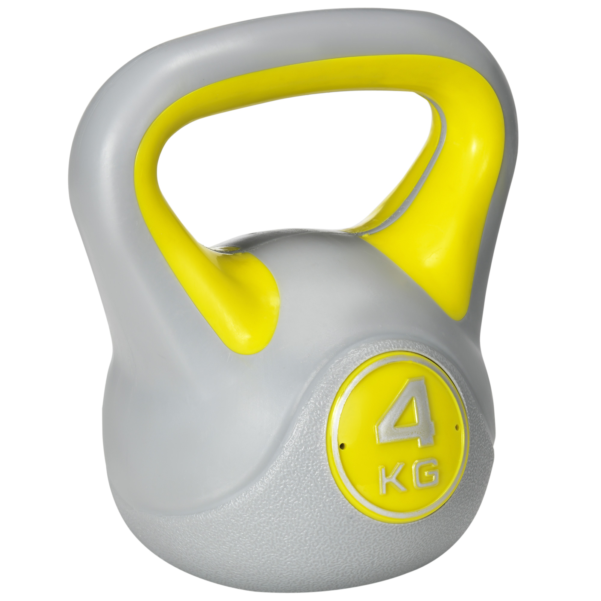 SPORTNOW Kettlebell,4kg Kettle Bells With Handle For Home Gym Weight Lifting — image 3
