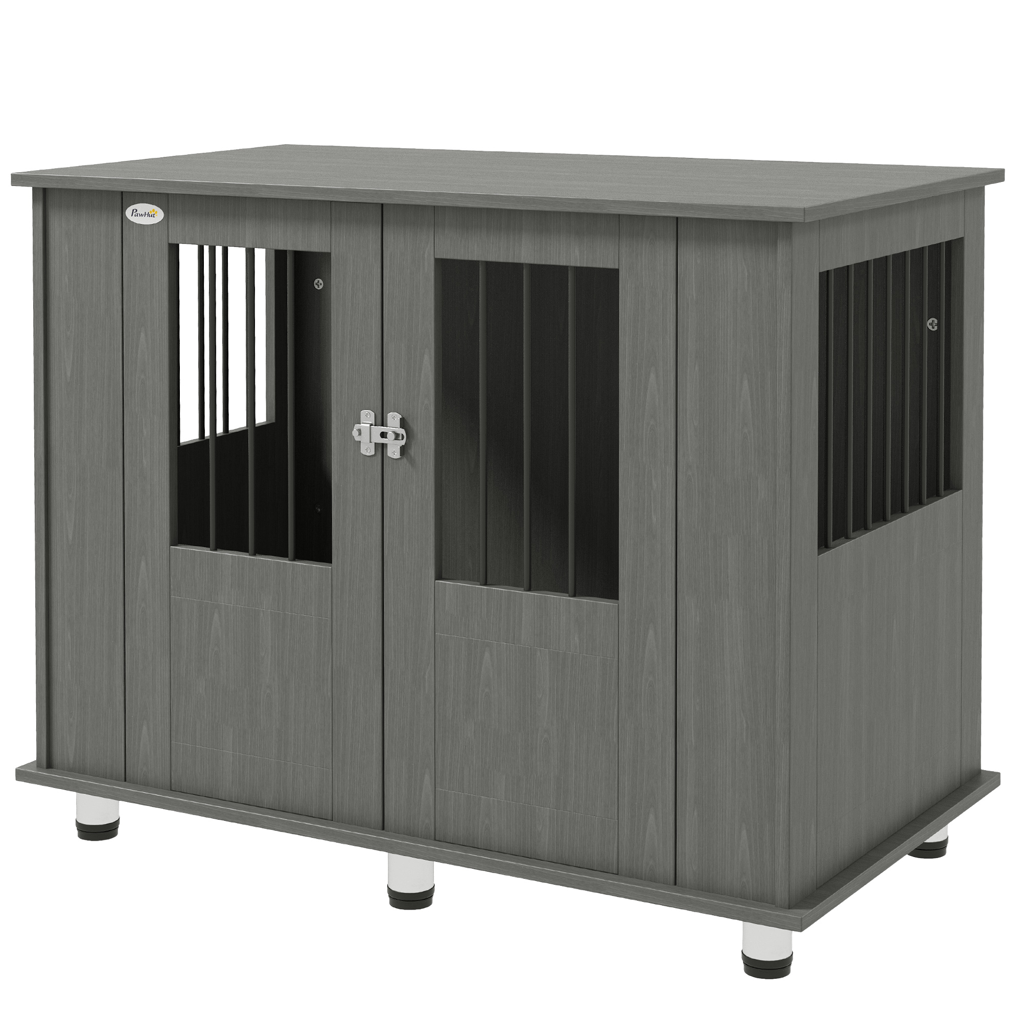 Dog Crate Table For Medium And Large Dogs With Magnetic Door Indoor Use,95 X 55