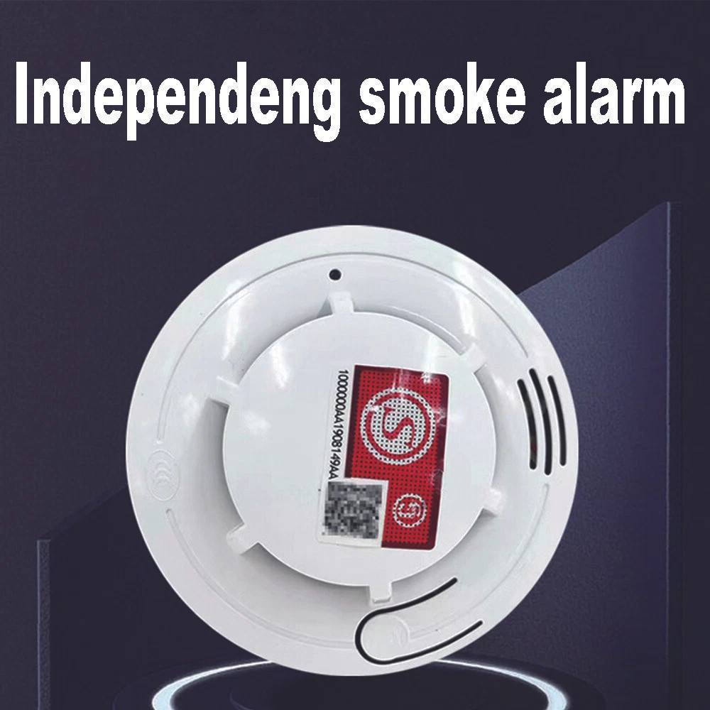 2 x home fire alarm smoke detector gas sensor twin pack