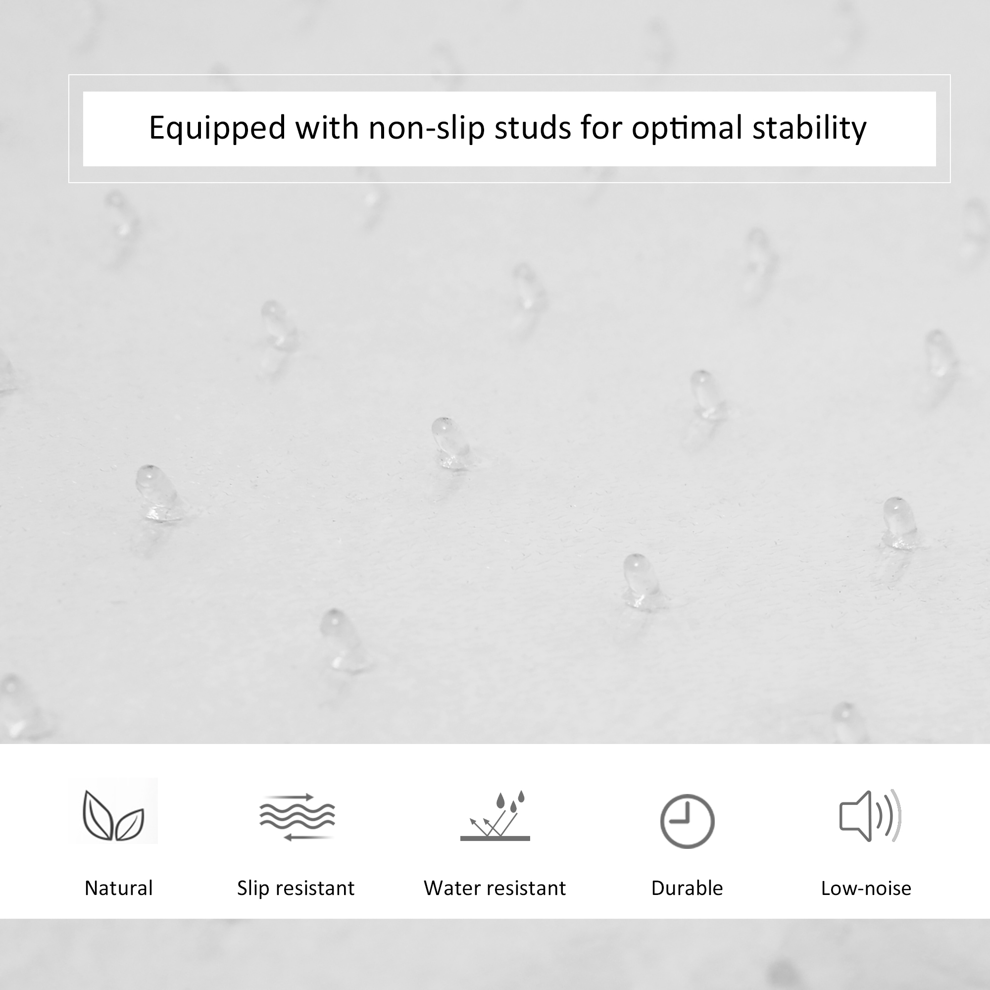 Office Chair Mat For Carpeted And Hard Floor,90 X 120 Cm