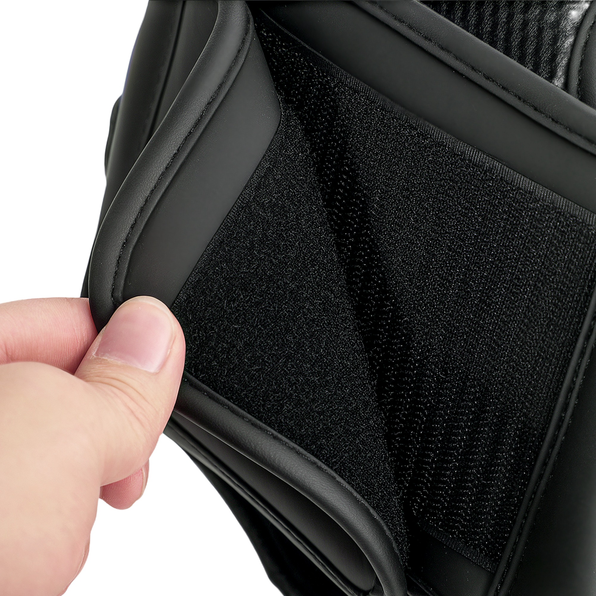 Boxing Headguard W/ Adjustable Strap For Sparring,Kickboxing,MMA,Blue/Black — image 3
