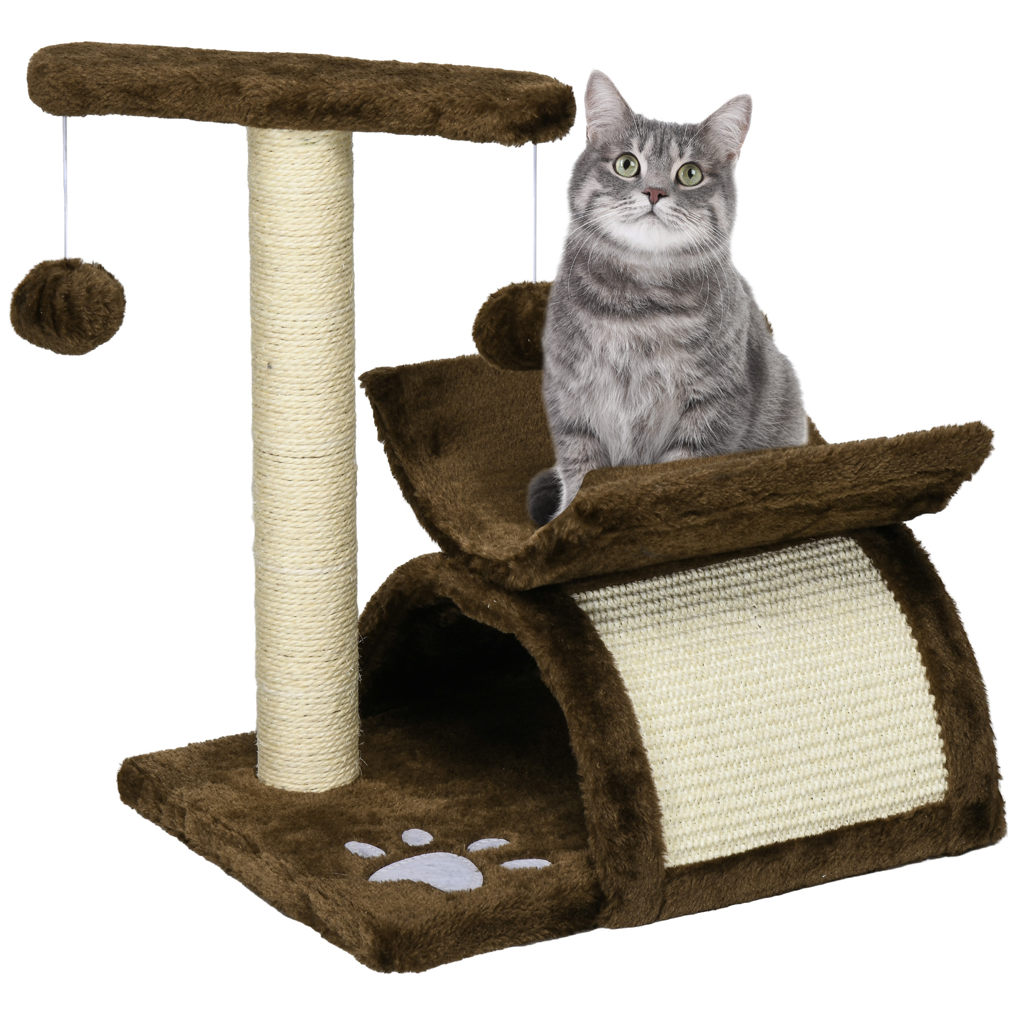 Cat Tree,Cat Tower For Kittens With Rotatable Top Bar,Sisal Scratching — image 2
