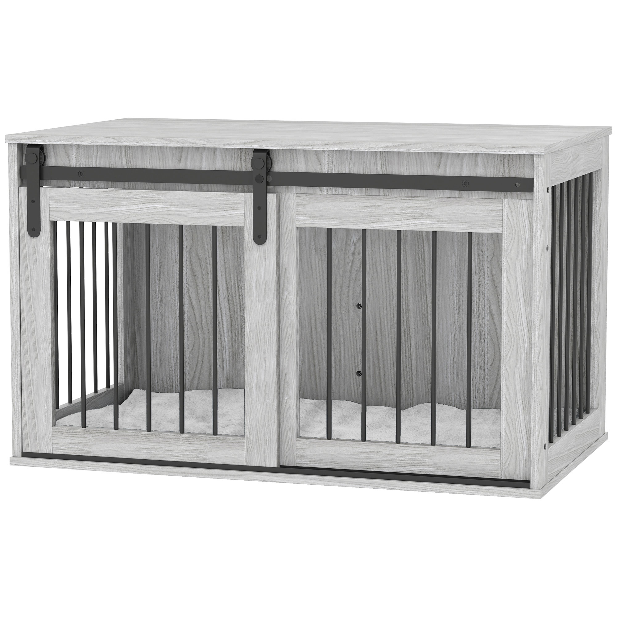Large Dog Cage Furniture With Detachable Cushions Measuring 98cm detail photo 11