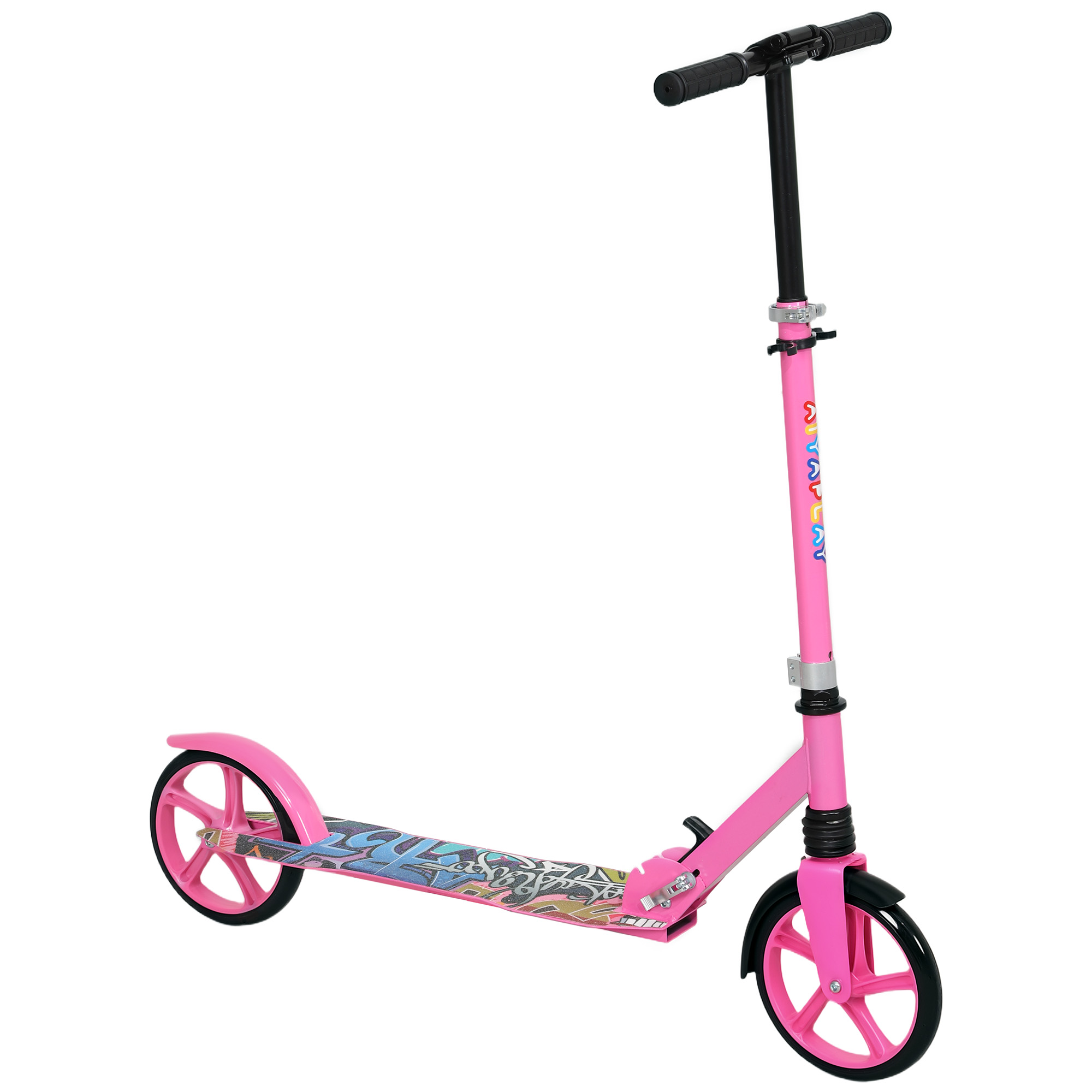 Foldable Children's Scooter With Adjustable Handlebars, 200mm Large Wheels — image 7