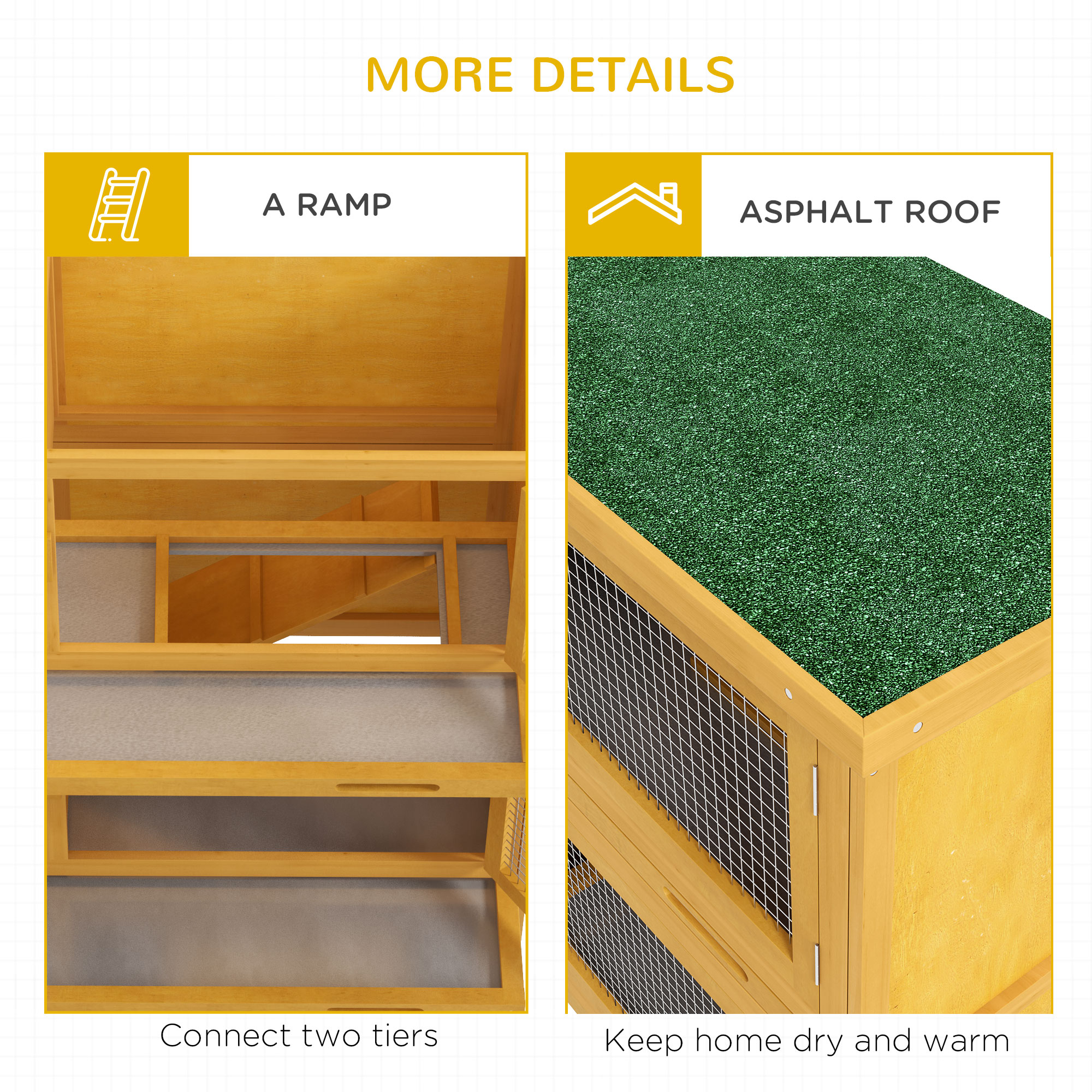 Double Layered Rabbit Cage-guinea Pig Cage-pet Cage-outdoor Cage With Sliding — image 2