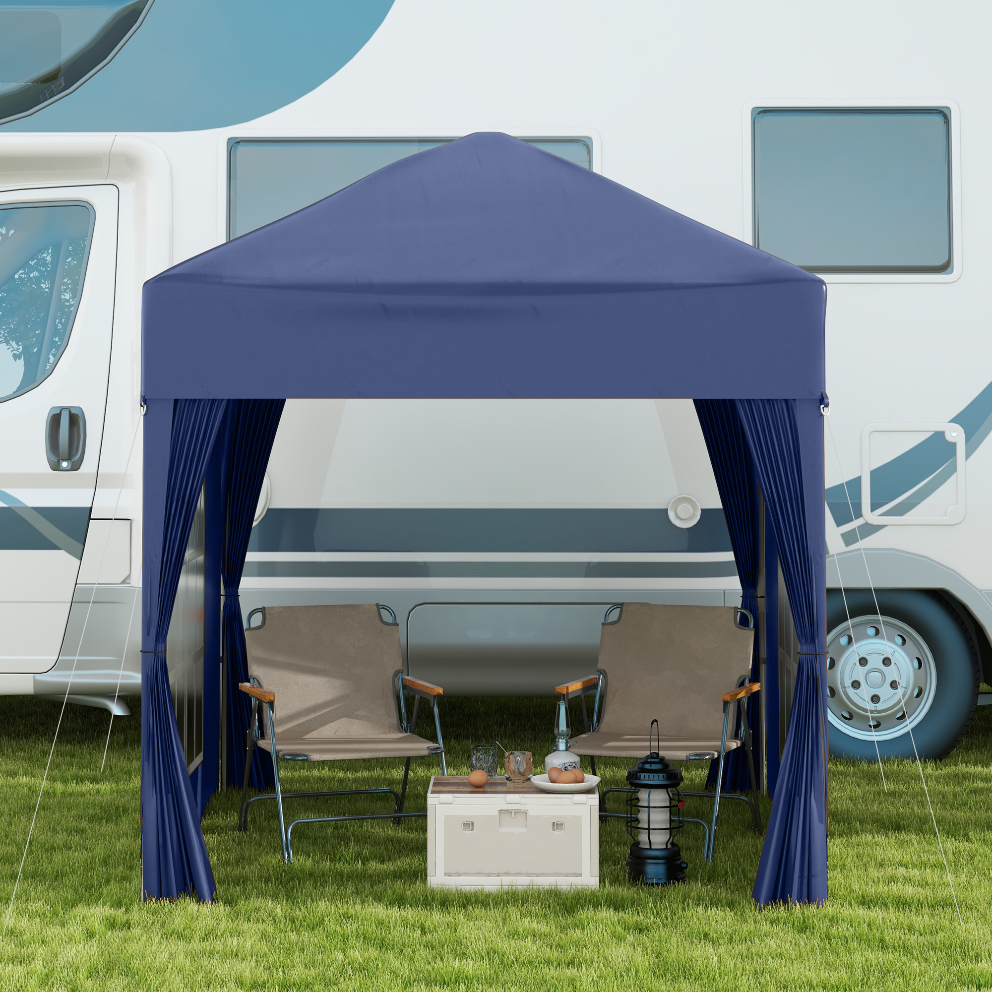 2 X 2-meter Garden Pop-up Pavilion, Wedding Party Tent, Waterproof Sunshade — image 5