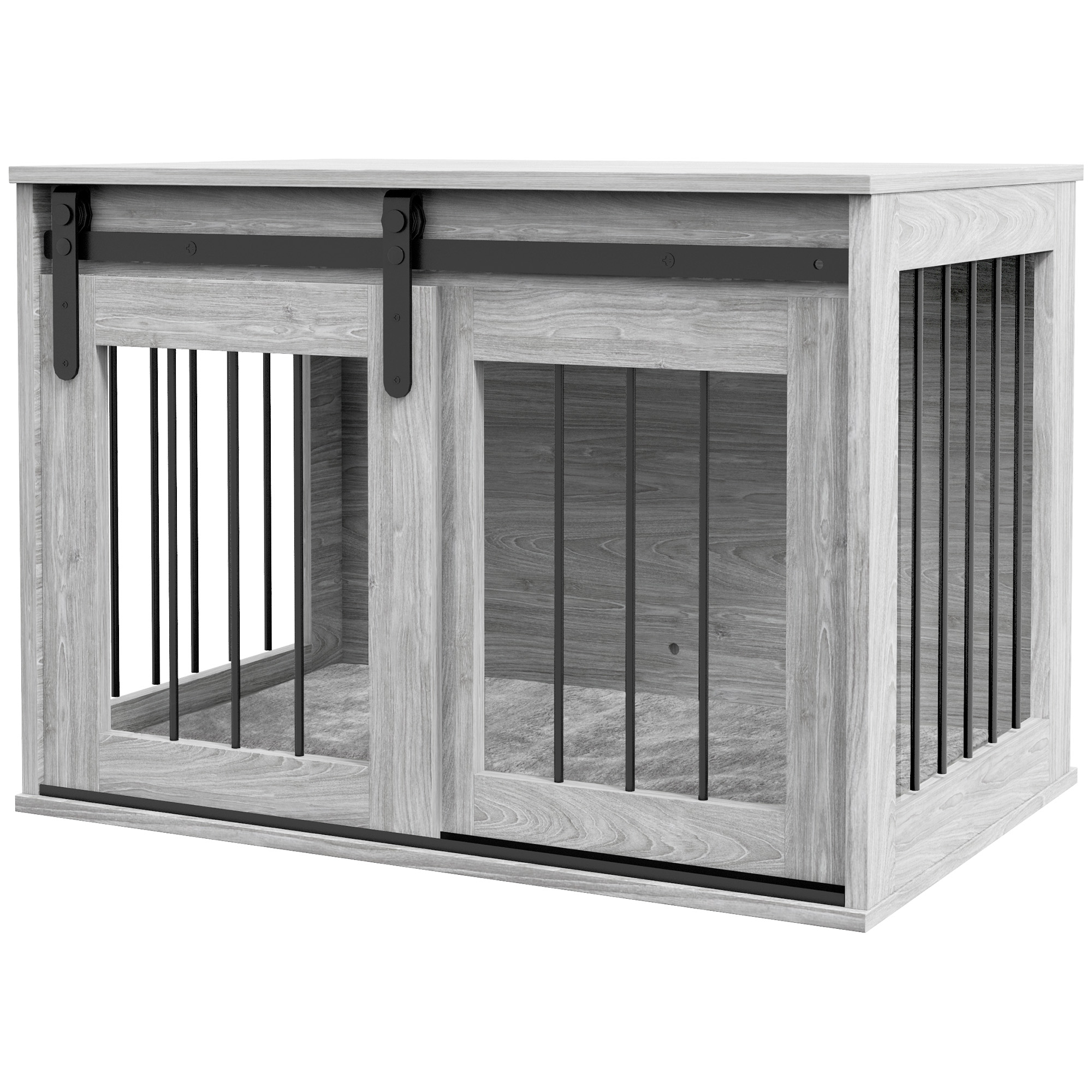 Large Dog Cage Furniture With Detachable Cushions Measuring 98cm detail photo 22