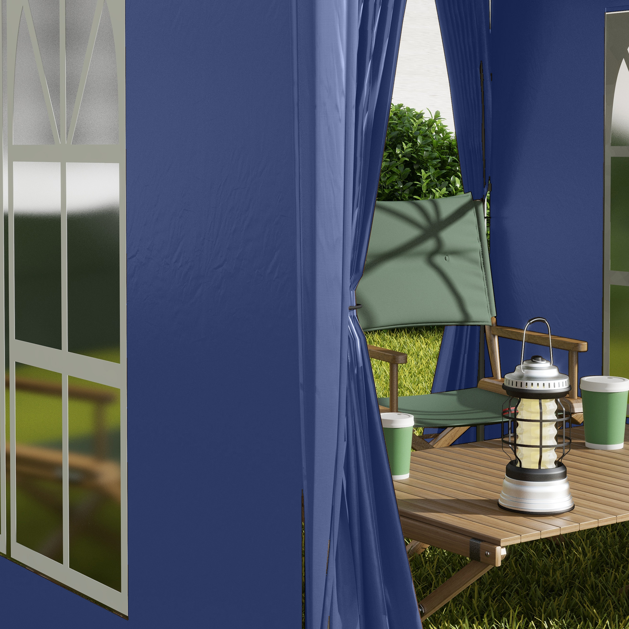 2 X 2-meter Garden Pop-up Pavilion, Wedding Party Tent, Waterproof Sunshade — image 4