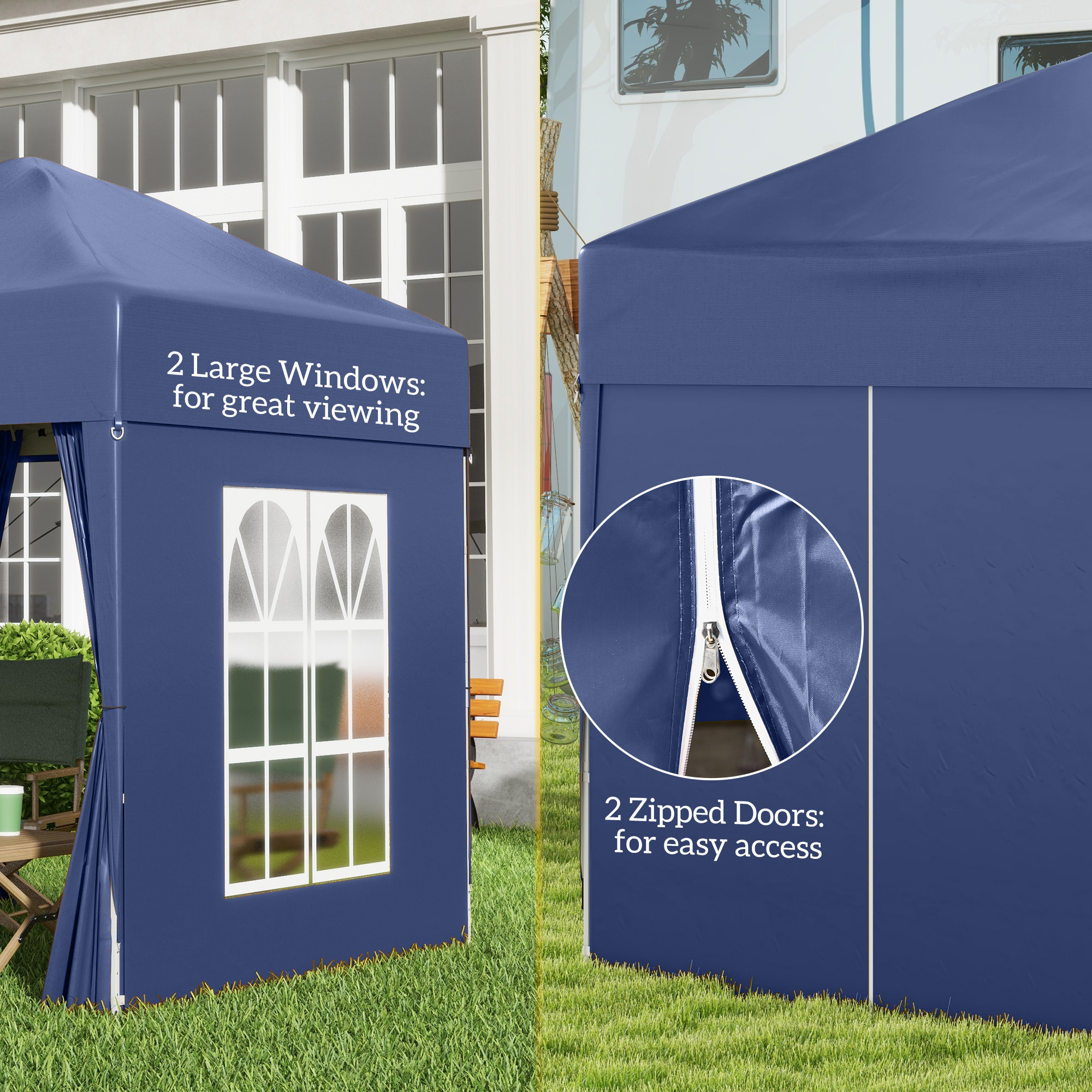 2 X 2-meter Garden Pop-up Pavilion, Wedding Party Tent, Waterproof Sunshade — image 6