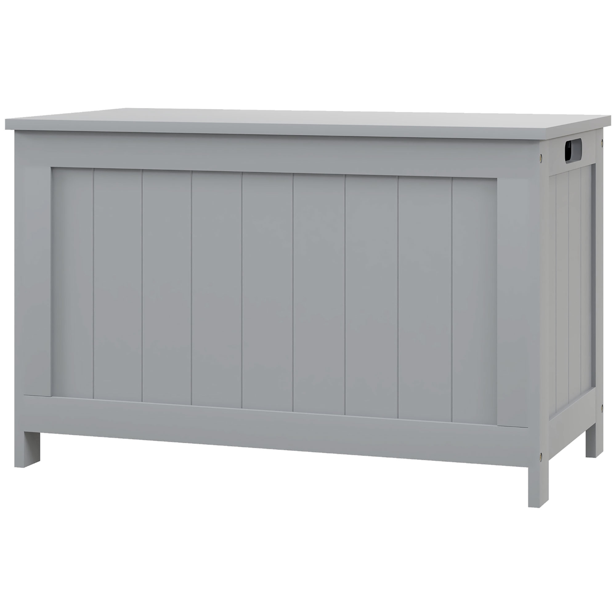 Storage Box, Modern Style, With 2 Safety Hinges And Hollow Handles, Wooden Toy — image 2