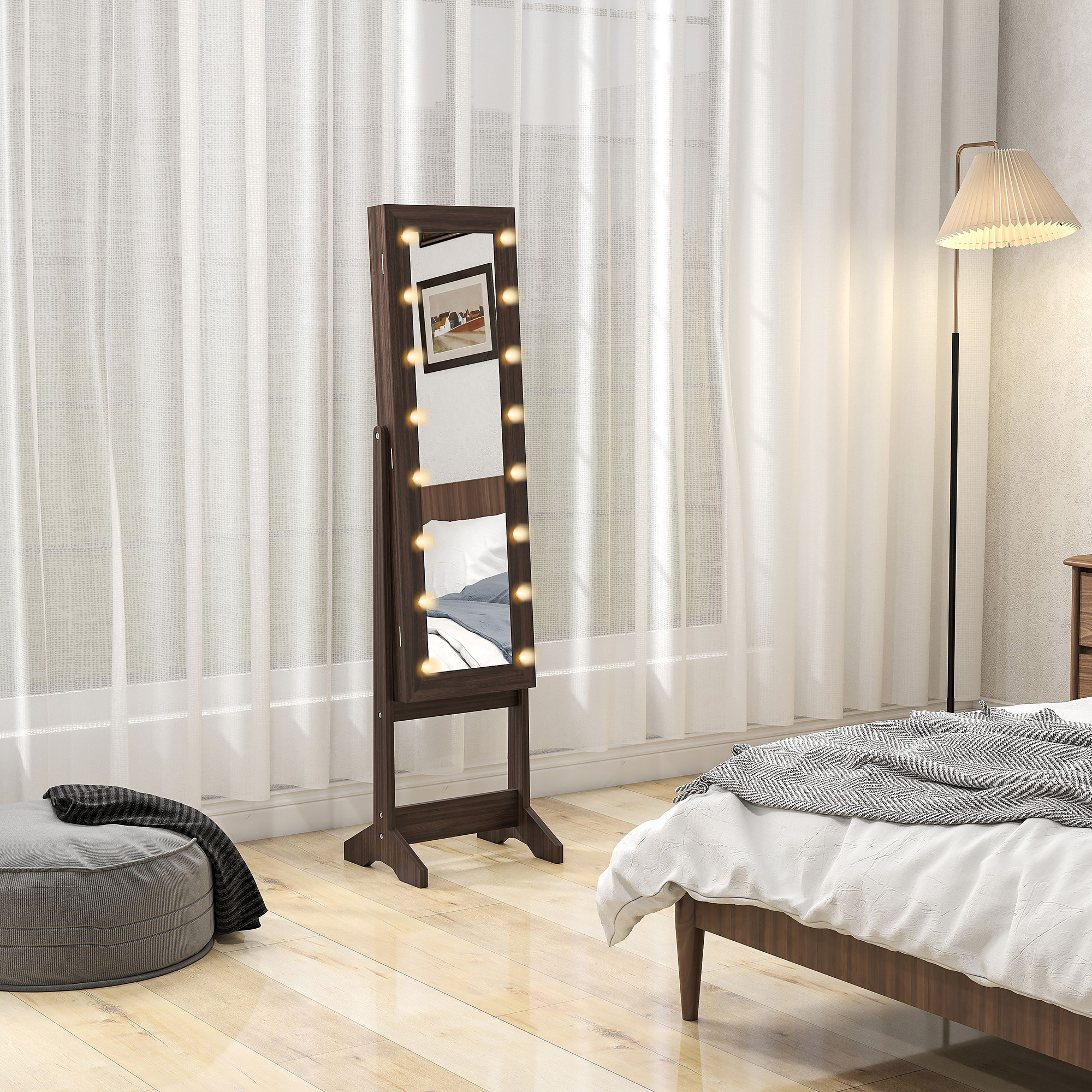 Independent Mirror Jewelry Storage Cabinet — image 2
