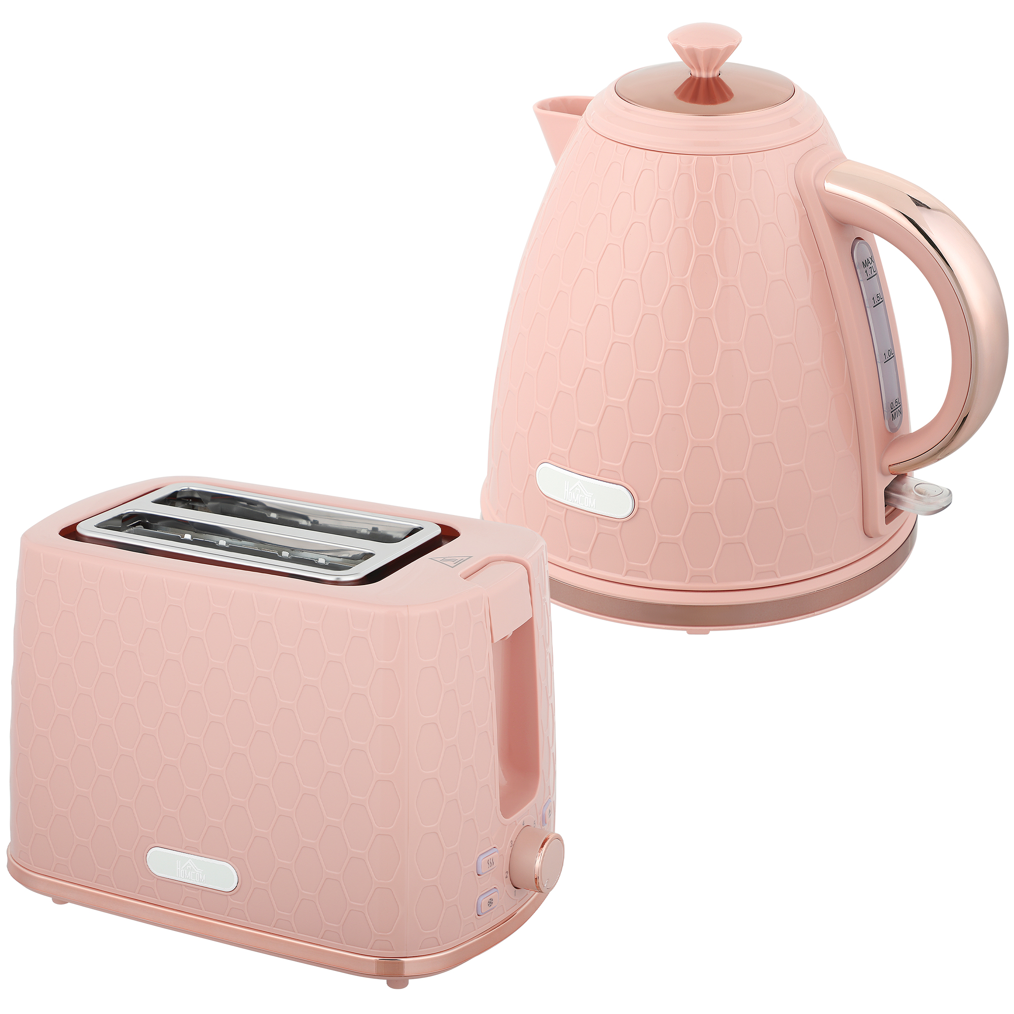 1.7-liter 3000 Watt Quick Water Kettle And Double Slot Toaster Set — image 3