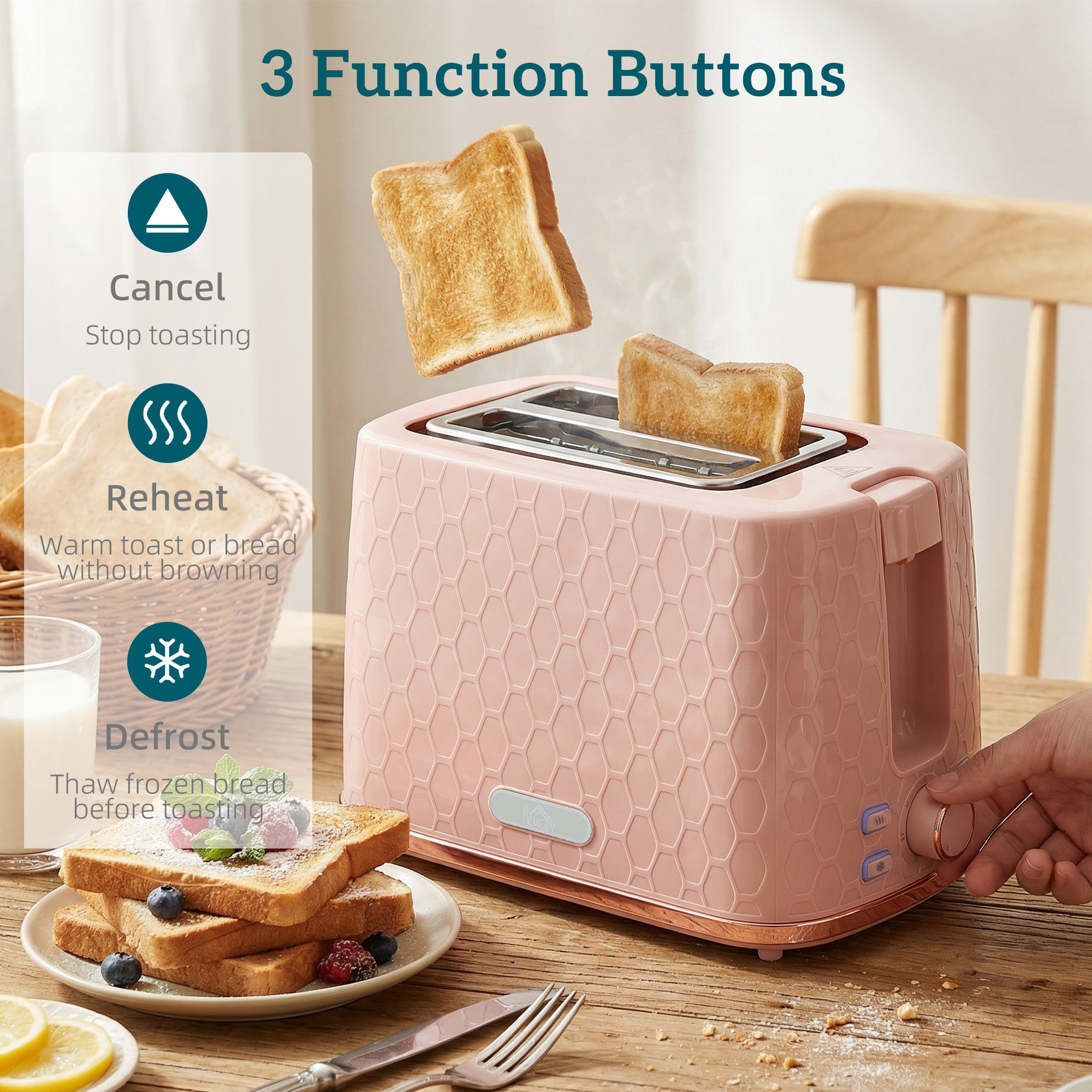 1.7-liter 3000 Watt Quick Water Kettle And Double Slot Toaster Set