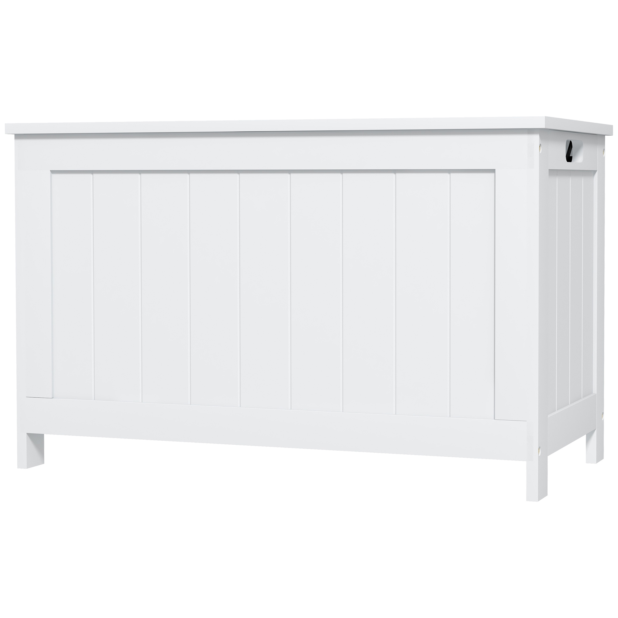 Storage Box, Modern Style, With 2 Safety Hinges And Hollow Handles, Wooden Toy — image 2