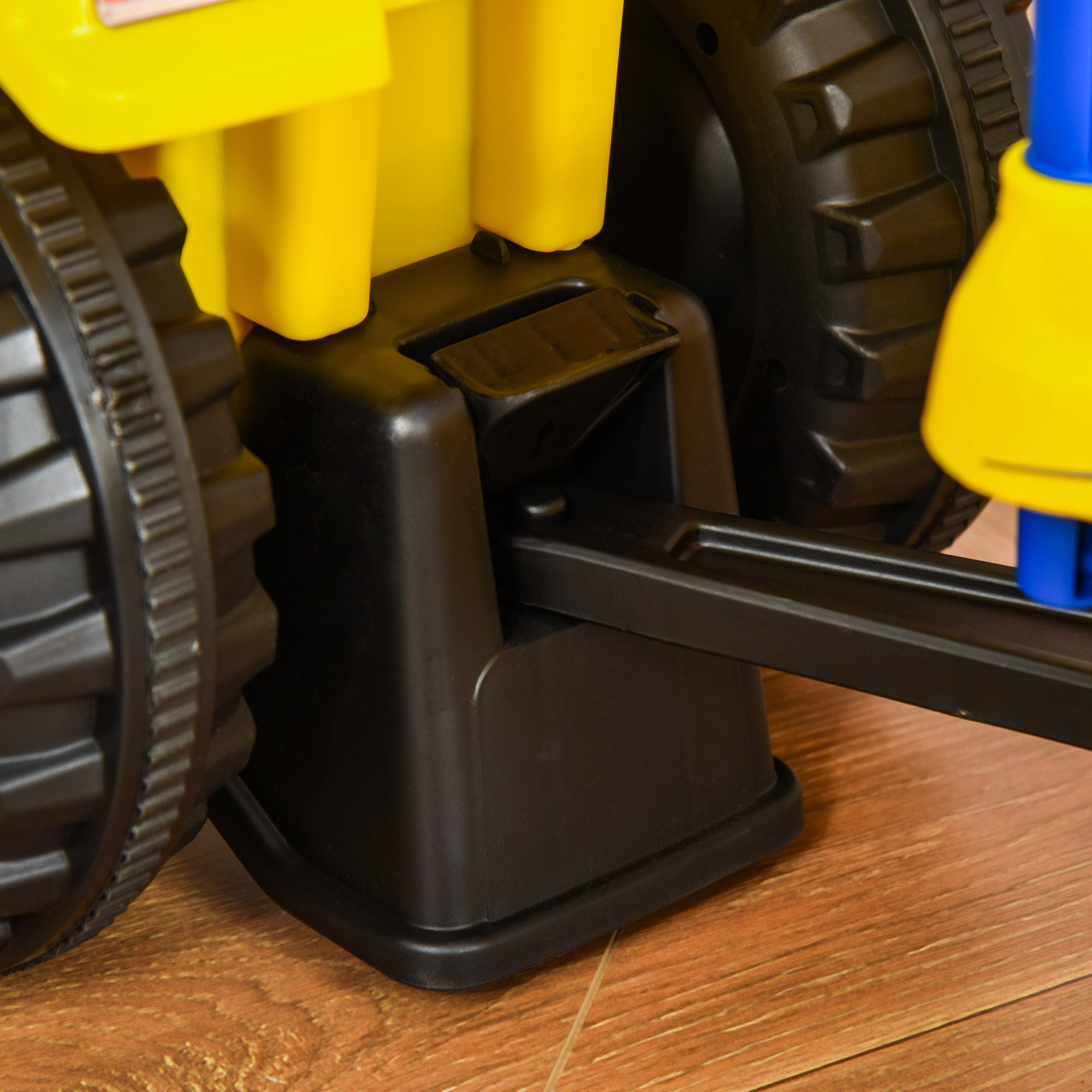 Children's Walker, Equipped With A Foot Operated Slider, Horn, And Storage — image 6