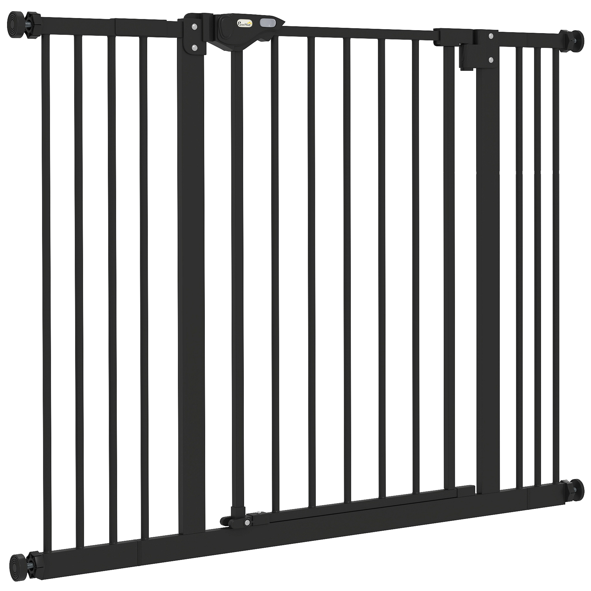 Adjustable Safety Door With Two Extensions And Four Screws, Black