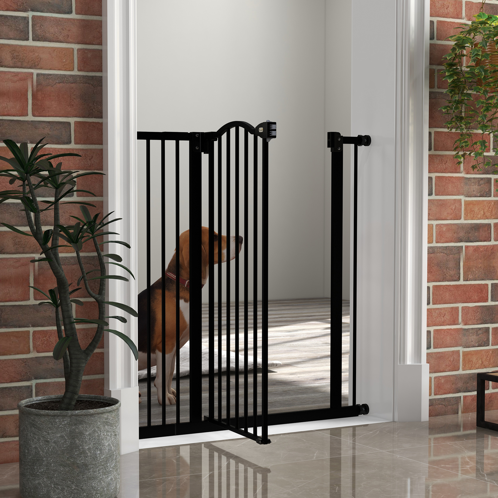 Non Drilling Pressure Dog Stair Safety Door, Automatic Closing, Suitable For Doors And Corridors, Adjustable 74-94 Cm, Height 94 Cm detail photo 8