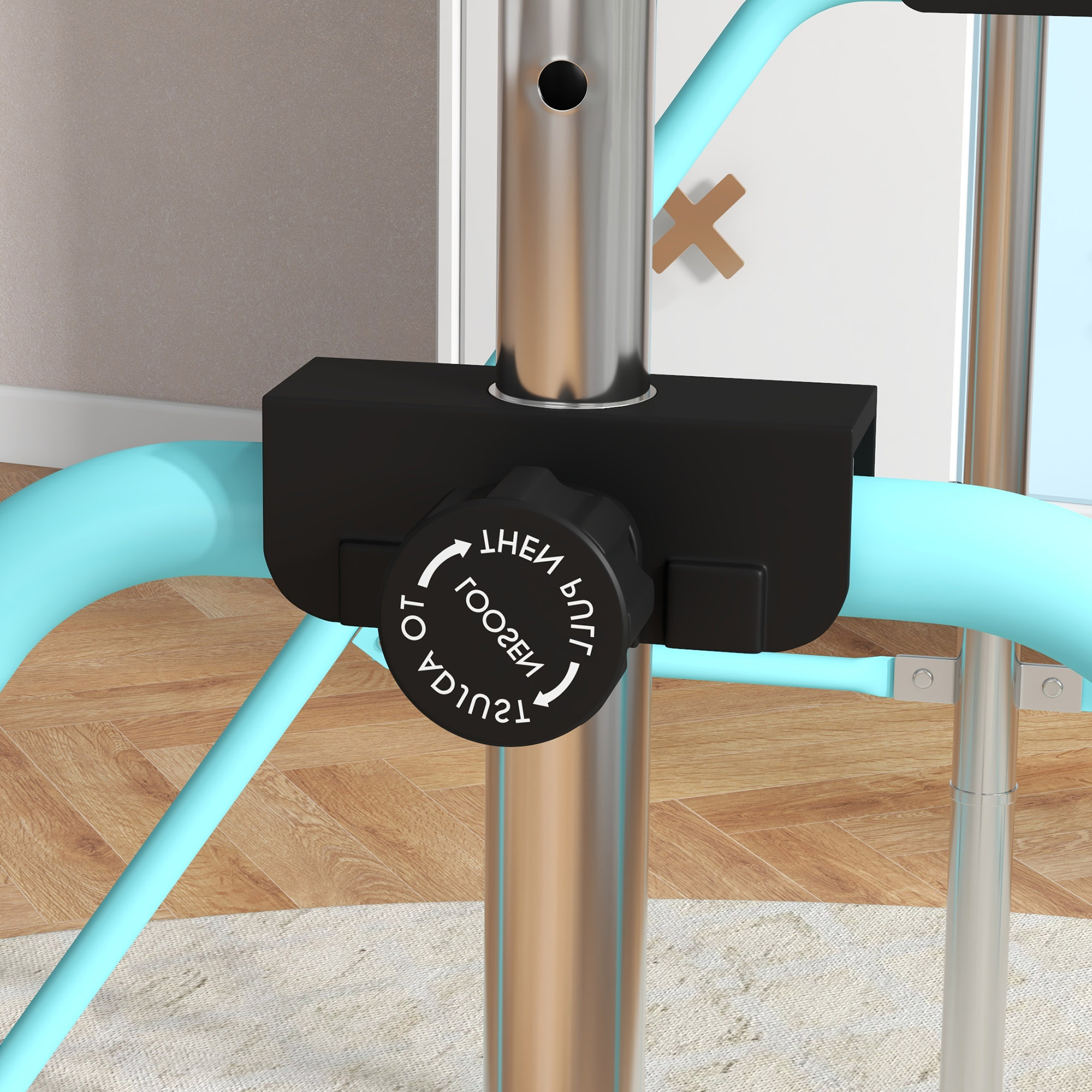 Adjustable Height And Foldable Children's Gymnastics Horizontal Bar With Anti