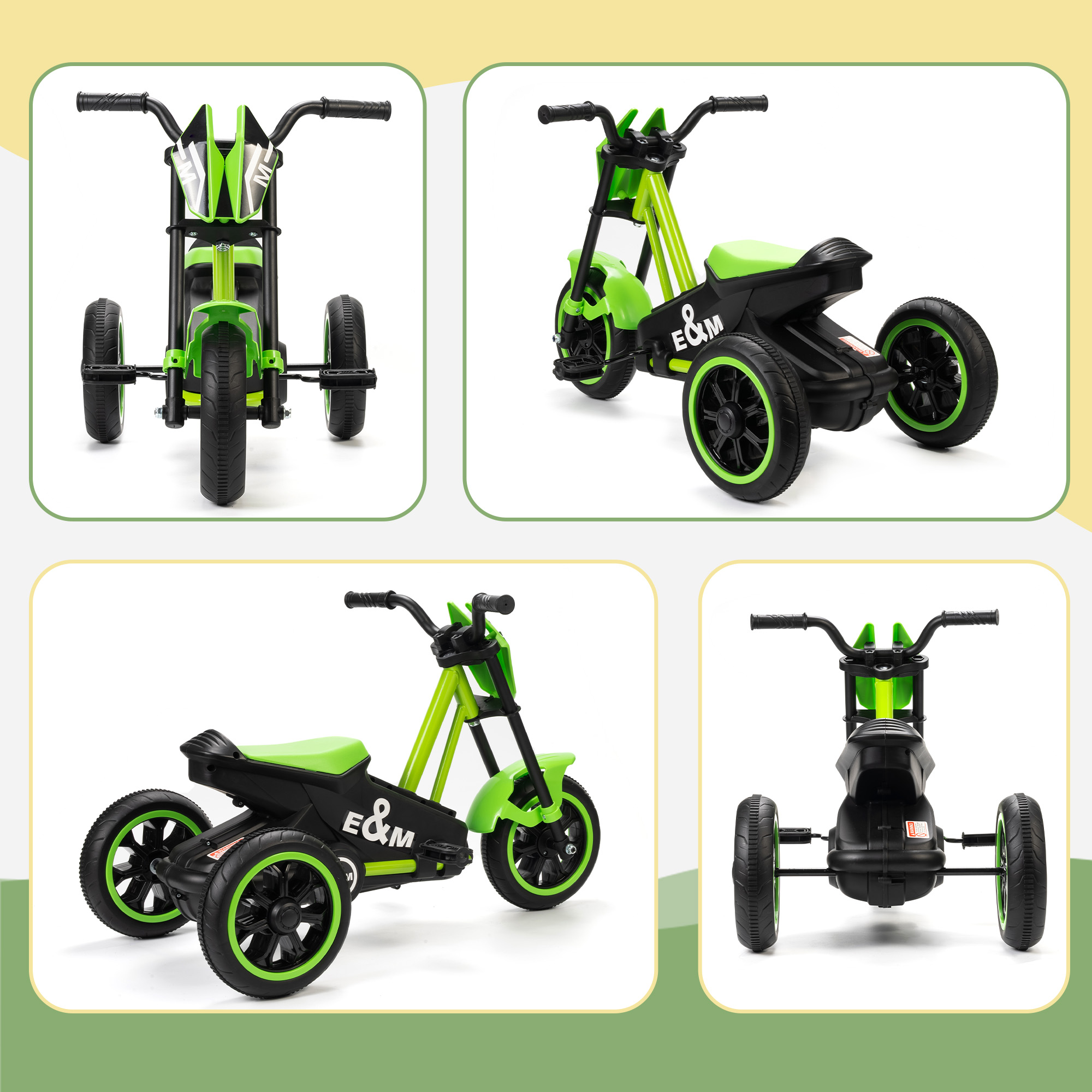 Children's Tricycles, Baby With Pedals, Three Wheeled Balance Bikes — image 2