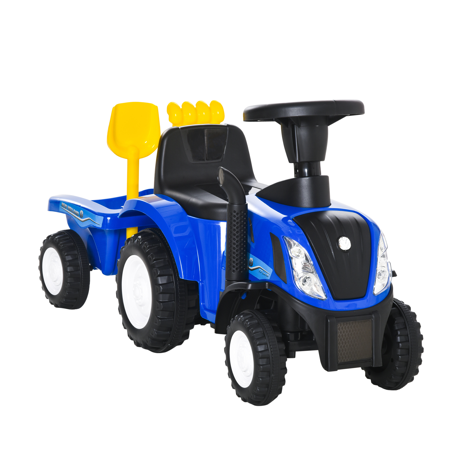 Children's Walker, Equipped With A Foot Operated Slider, Horn, And Storage — image 2