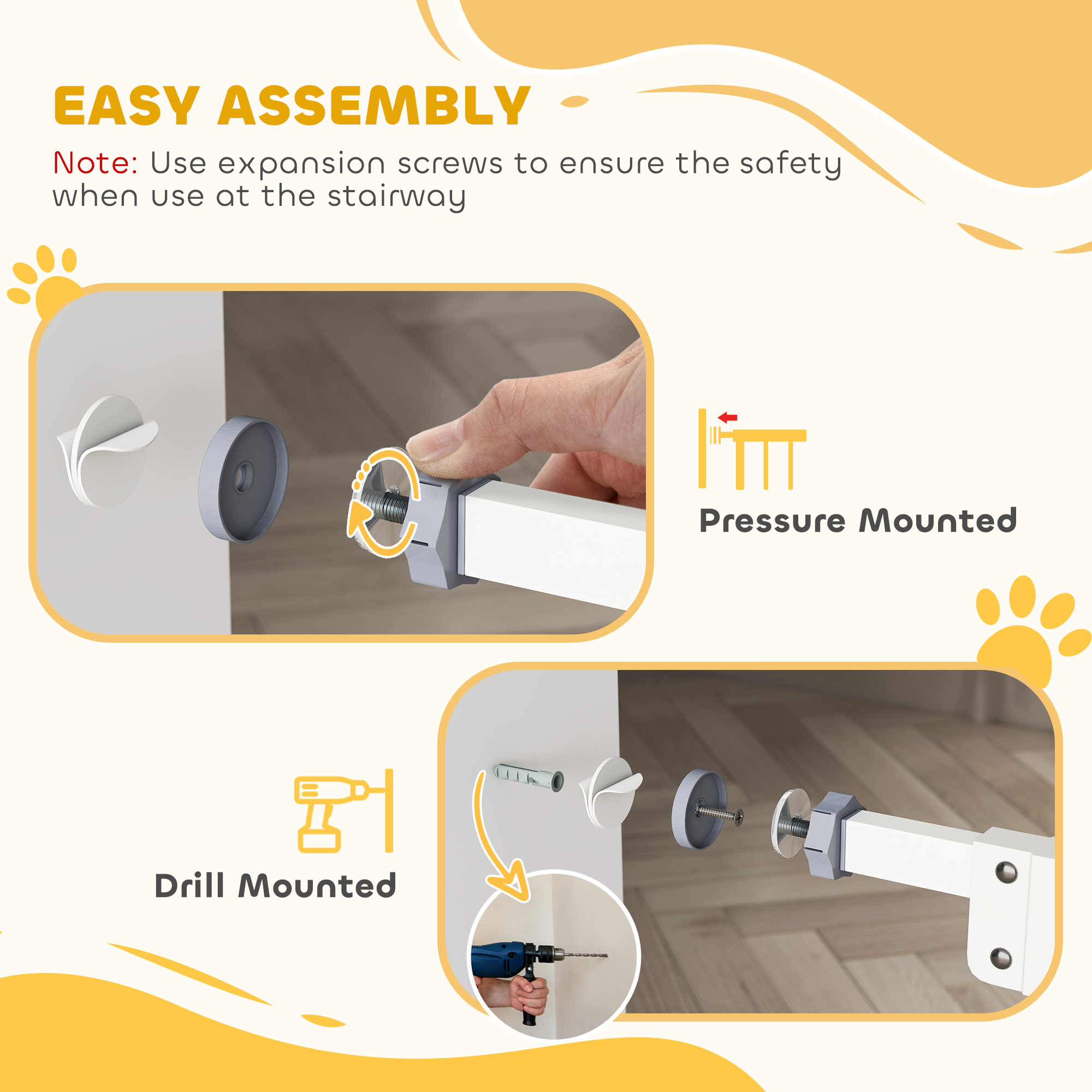 Adjustable Safety Door With Two Extensions And Four Screws — image 2