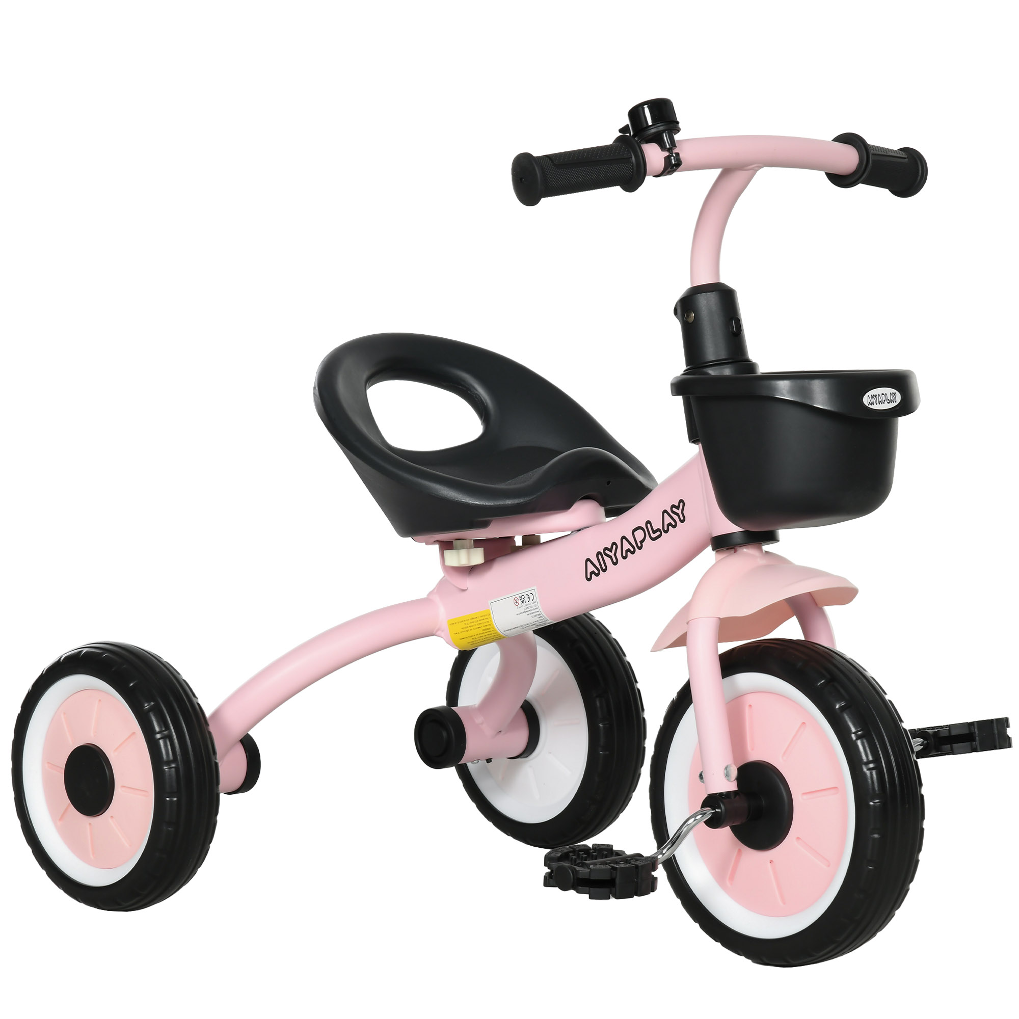 Children's Tricycle With Adjustable Seats, Basket, And Bell, Suitable — image 7