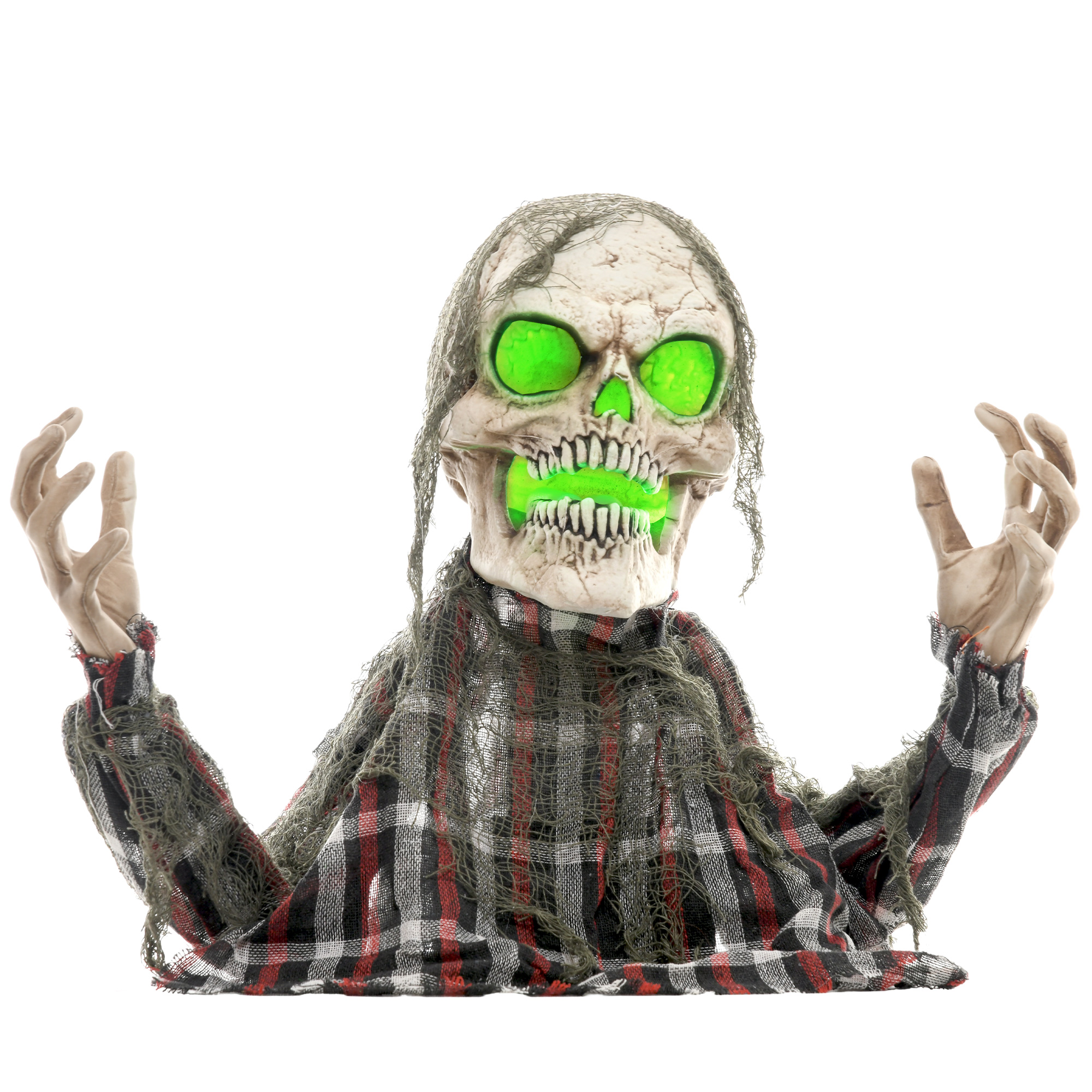 A 70 centimeter tall groundbreaker skeleton halloween