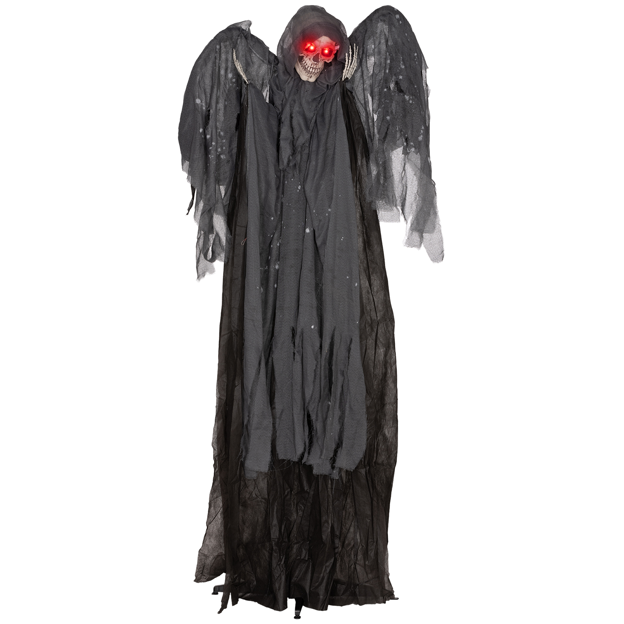 6.3 grim reaper halloween mechanical doll, with glowing eyes