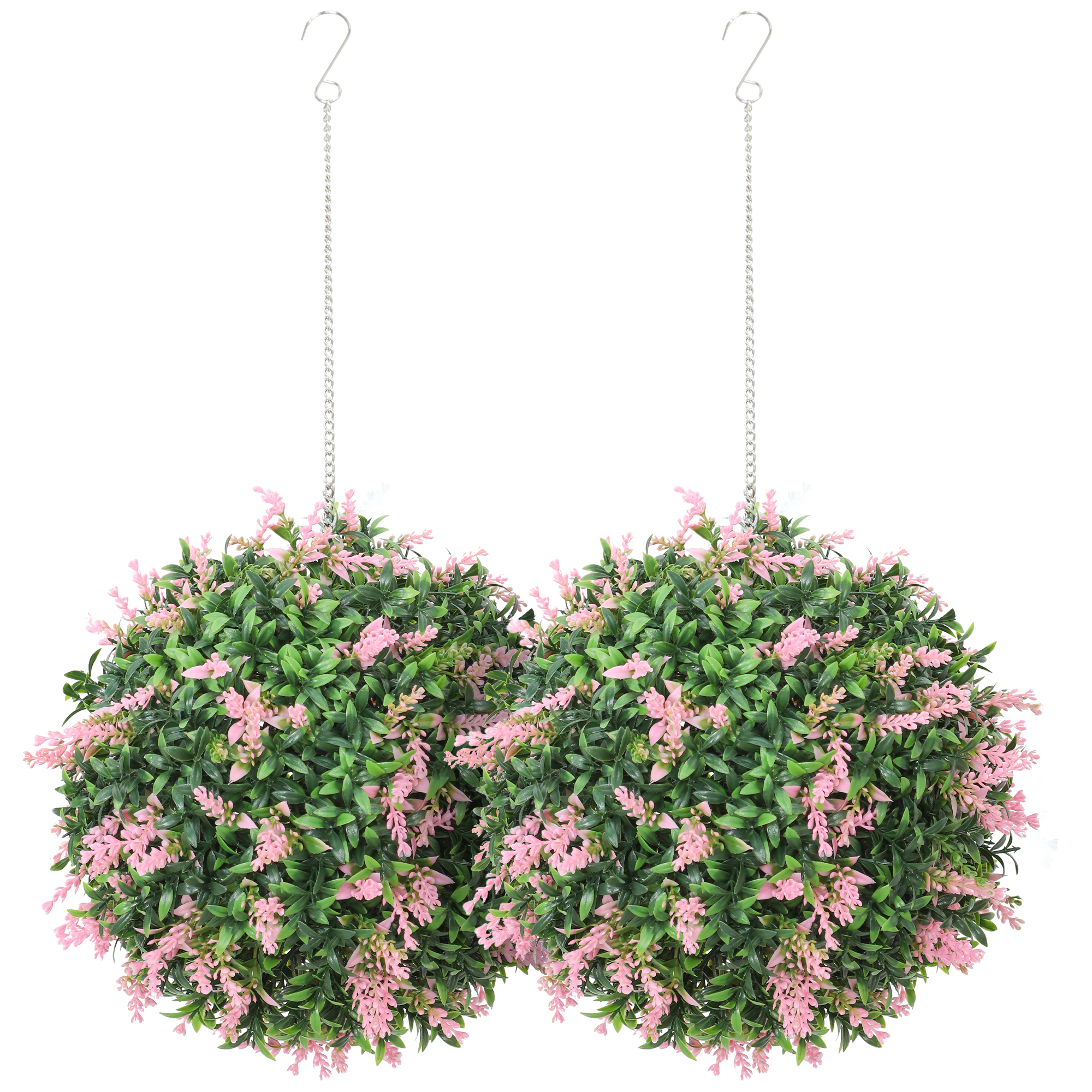 2 lavender flower balls