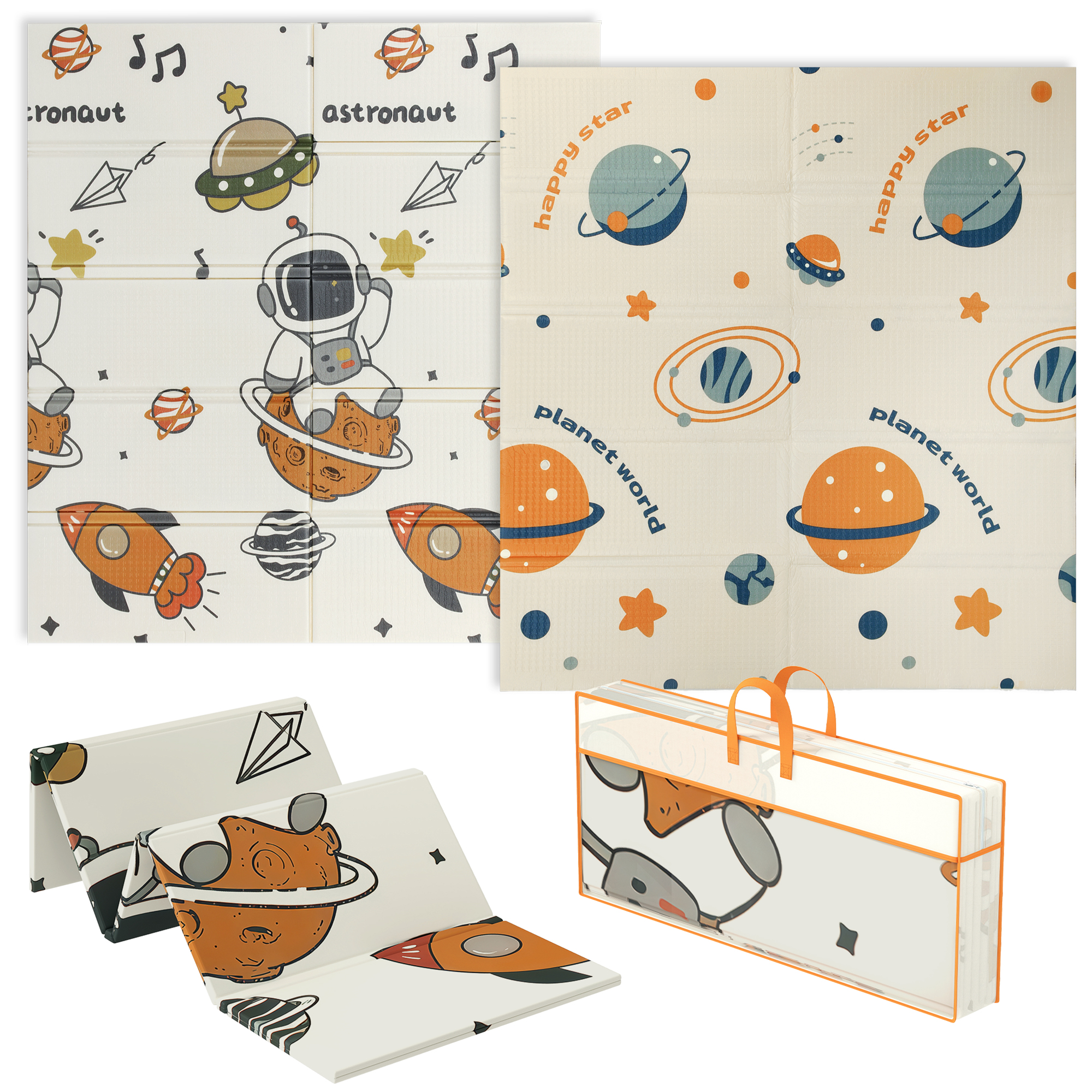Dinosaur Themed Baby Placemat, Double-sided, Foldable, Waterproof, Suitable — image 7