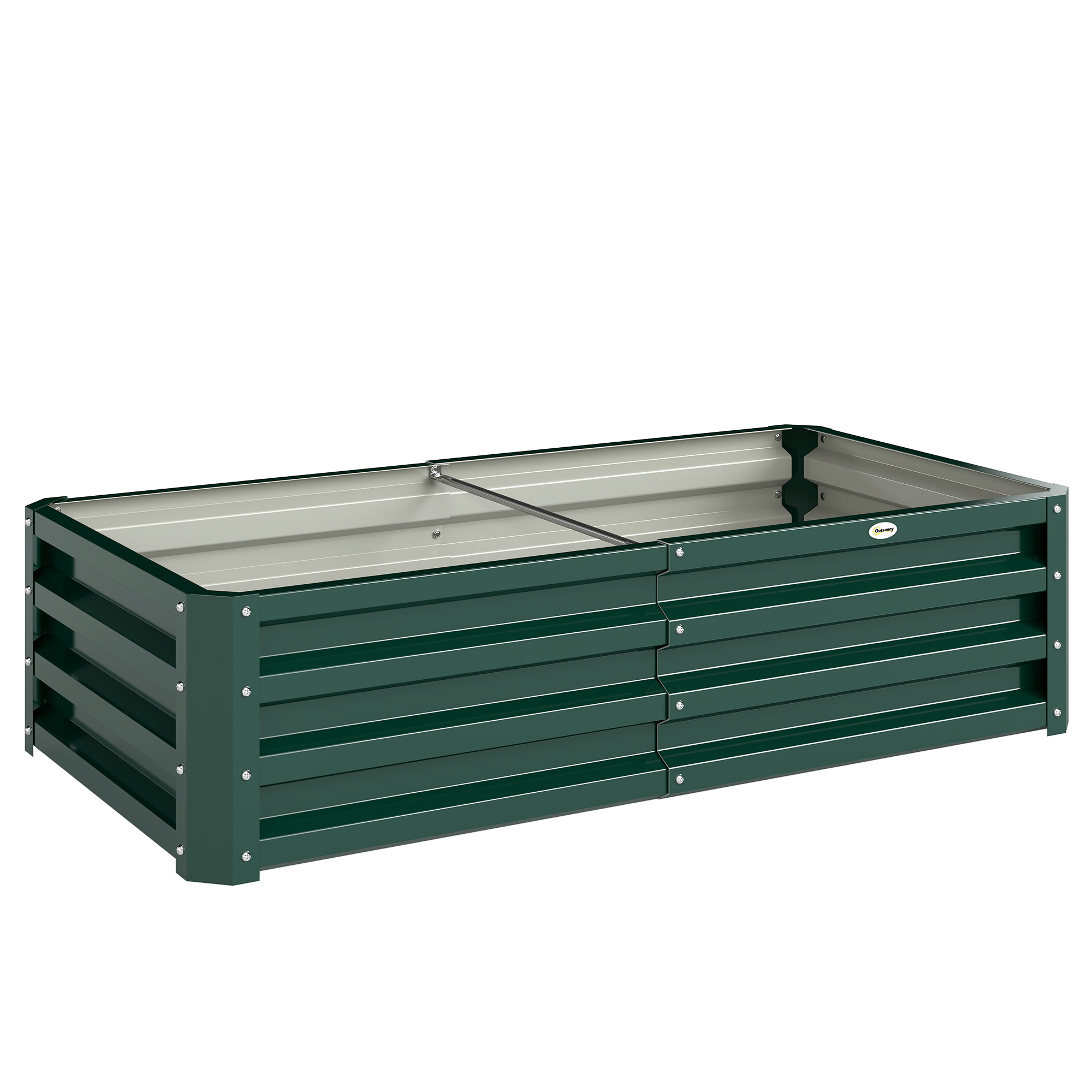 Garden Elevated Flower Beds, Galvanized Outdoor Planting Boxes, Suitable — image 11