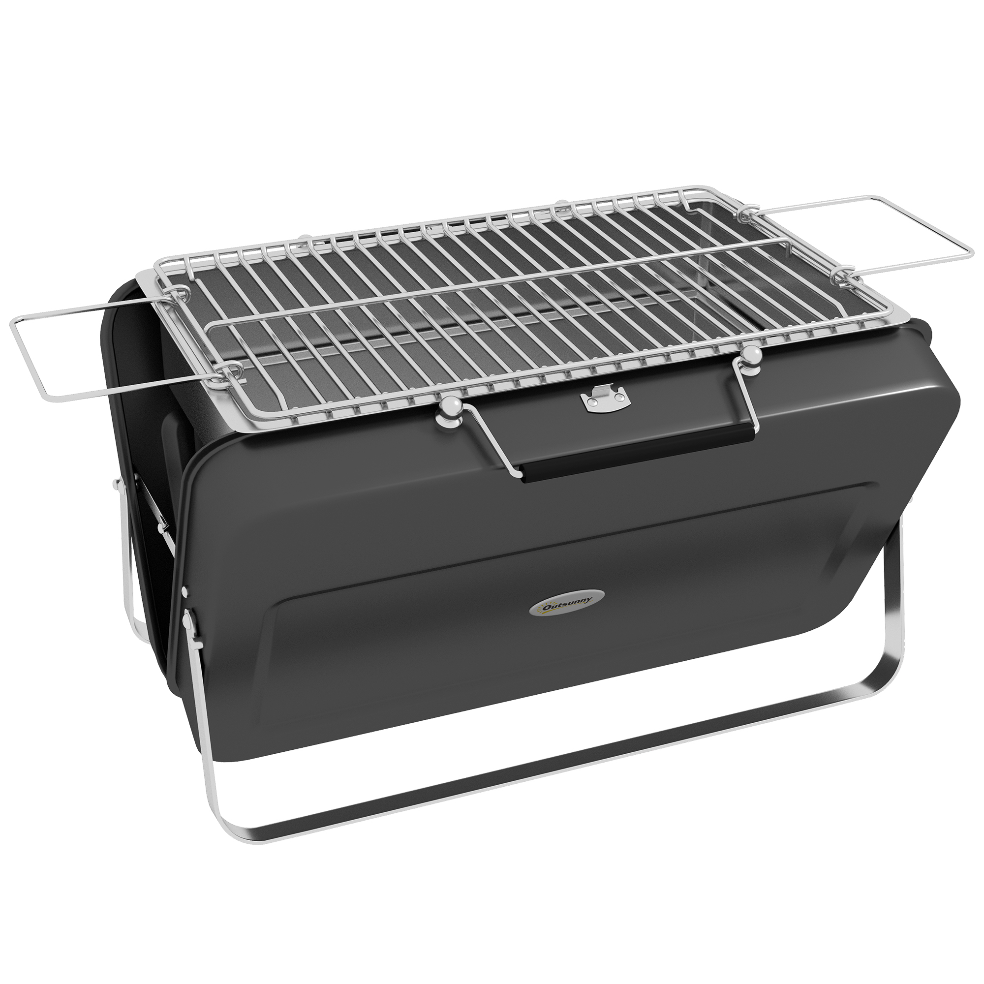 Metal barbecue grill