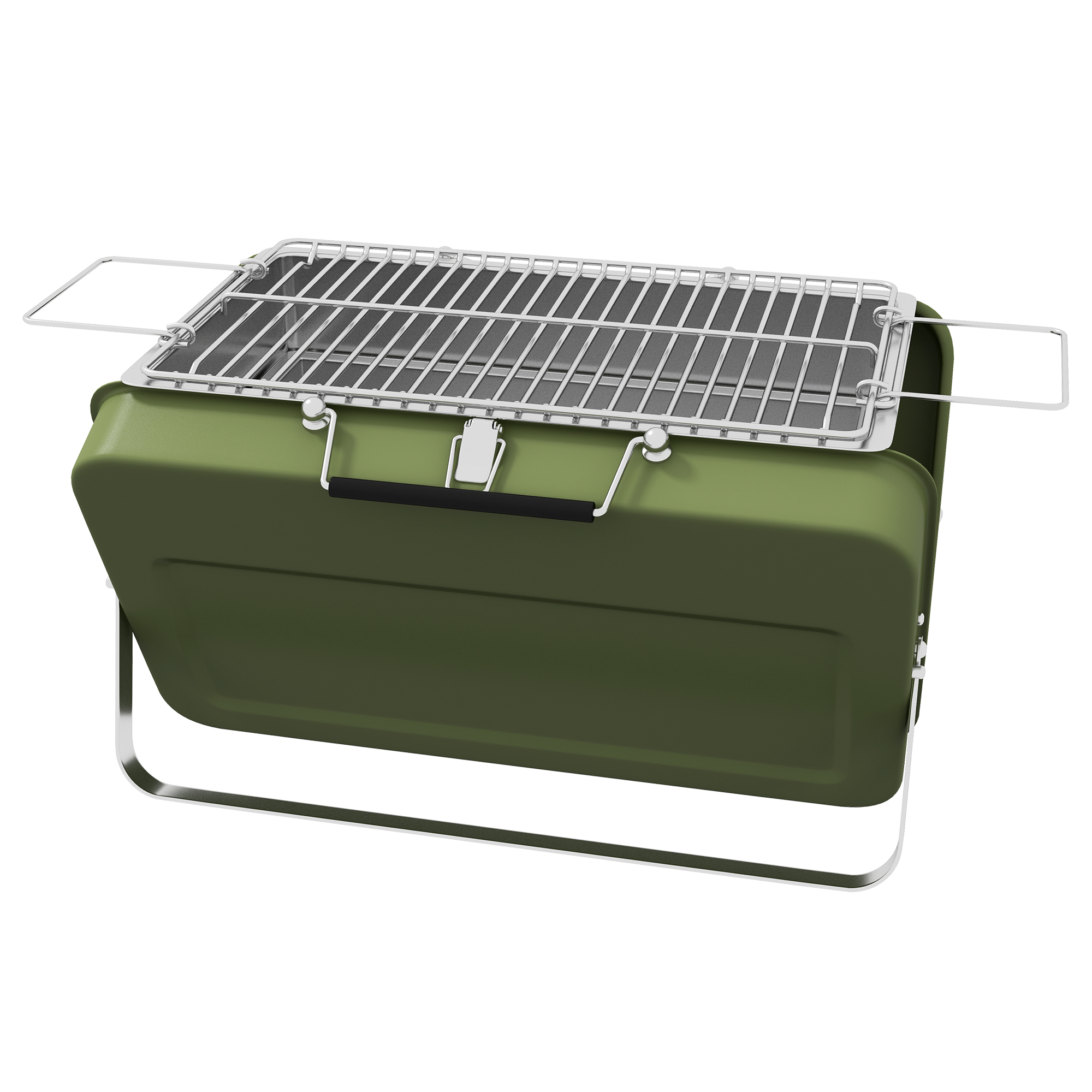 Metal barbecue grill