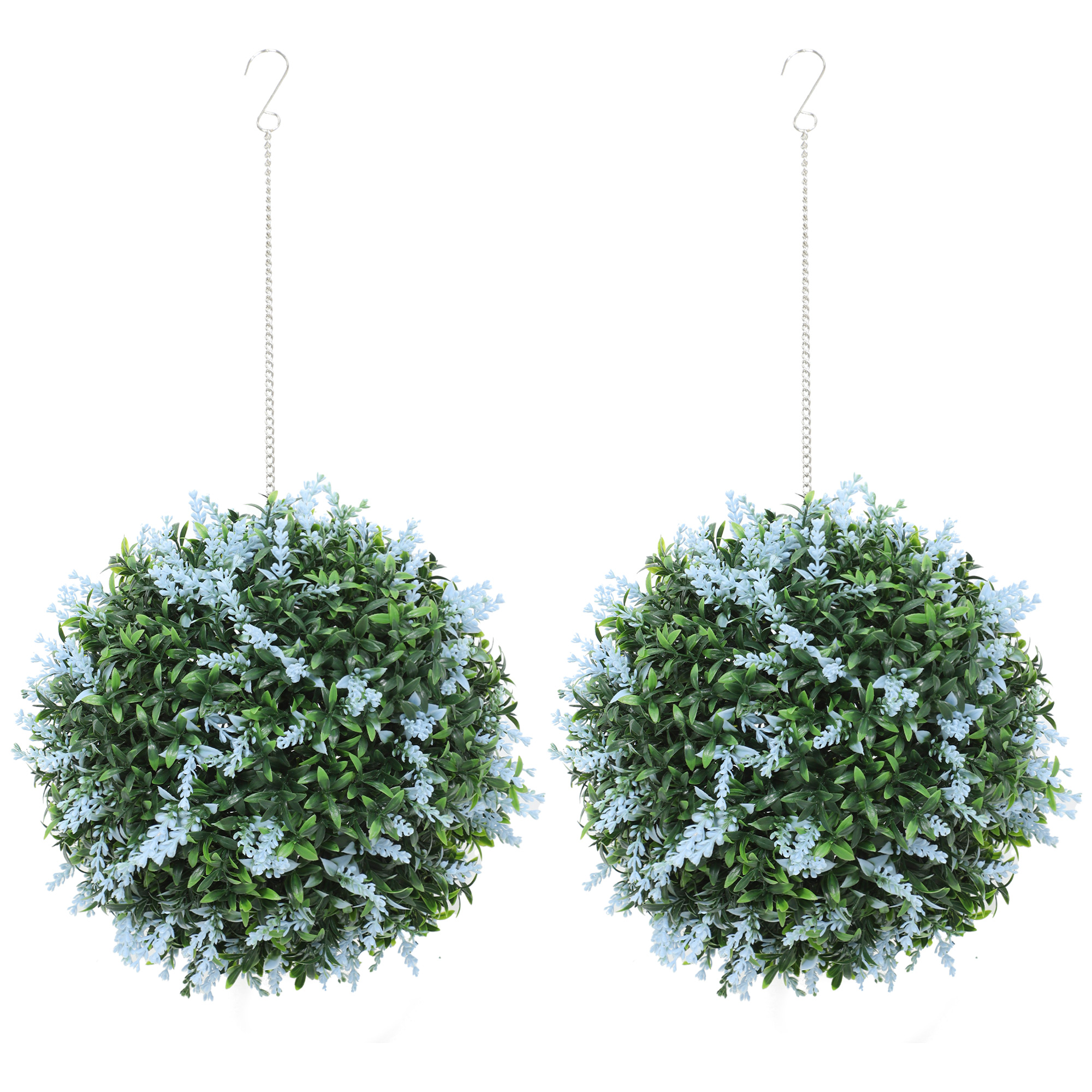 2 lavender flower balls
