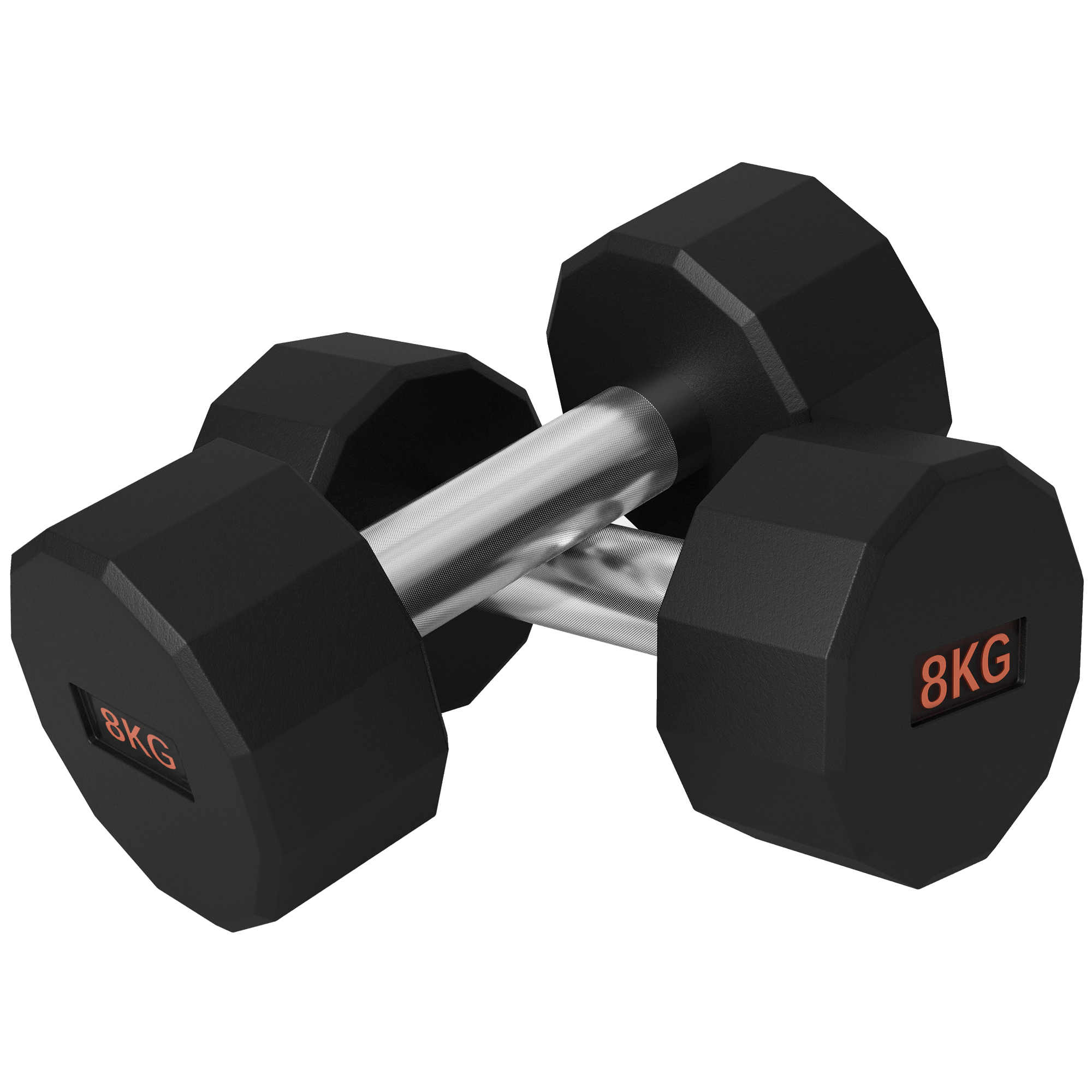 Dumbbell Set, 12 Sided Shape, Non Slip Grip, Unisex, Home Fitness Exercise, 2 X — image 3