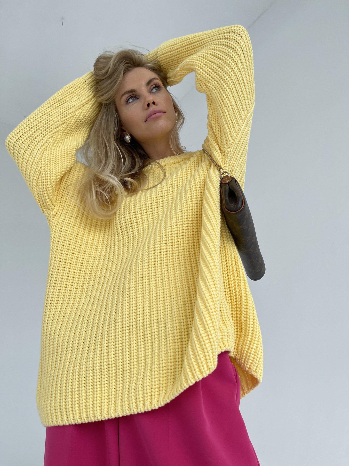 Title 7, Suéter Oversized Solto Candy Color