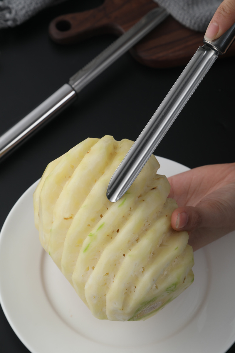 Title 3, Stainless Steel Pineapple Strip Corker Fruit Tool