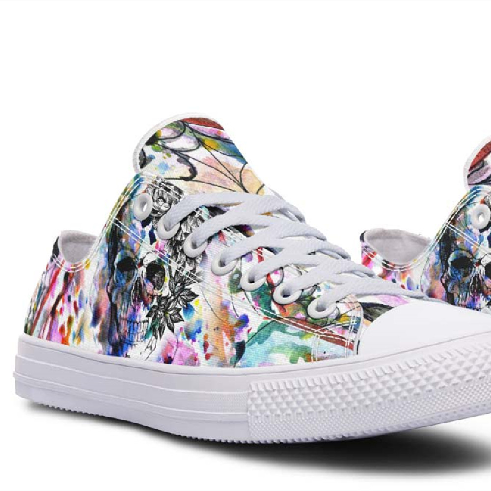Fashion Printed Couple High Top Canvas Shoes